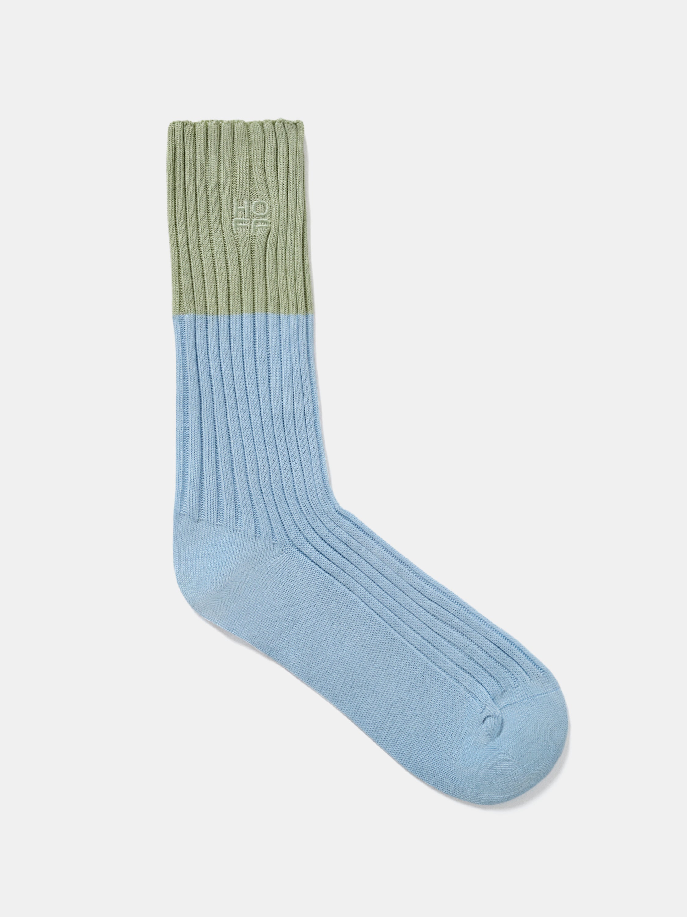 LIGHT GREEN-BLUE SOCK