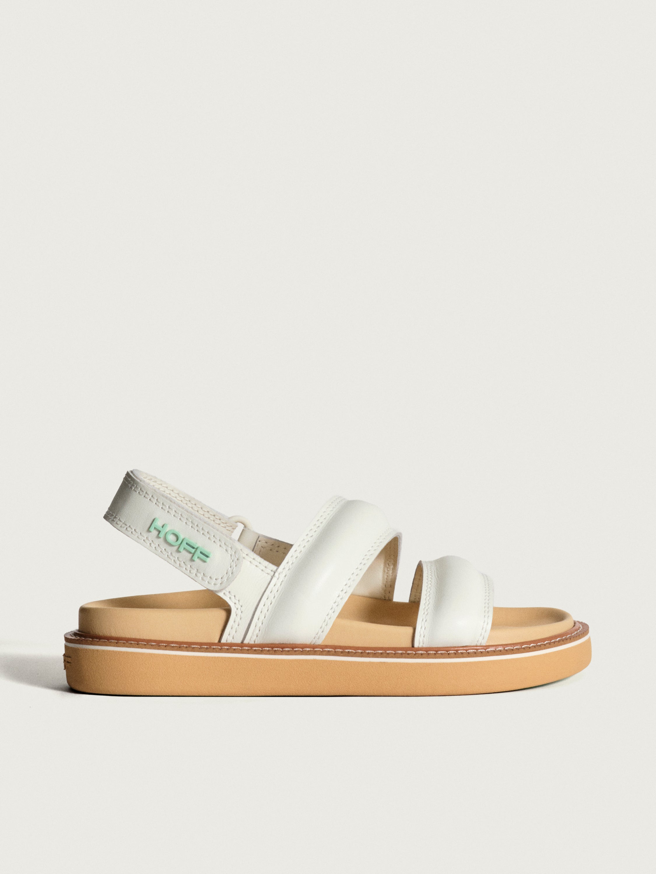 SANDALIA PIEL ROAD OFF WHITE