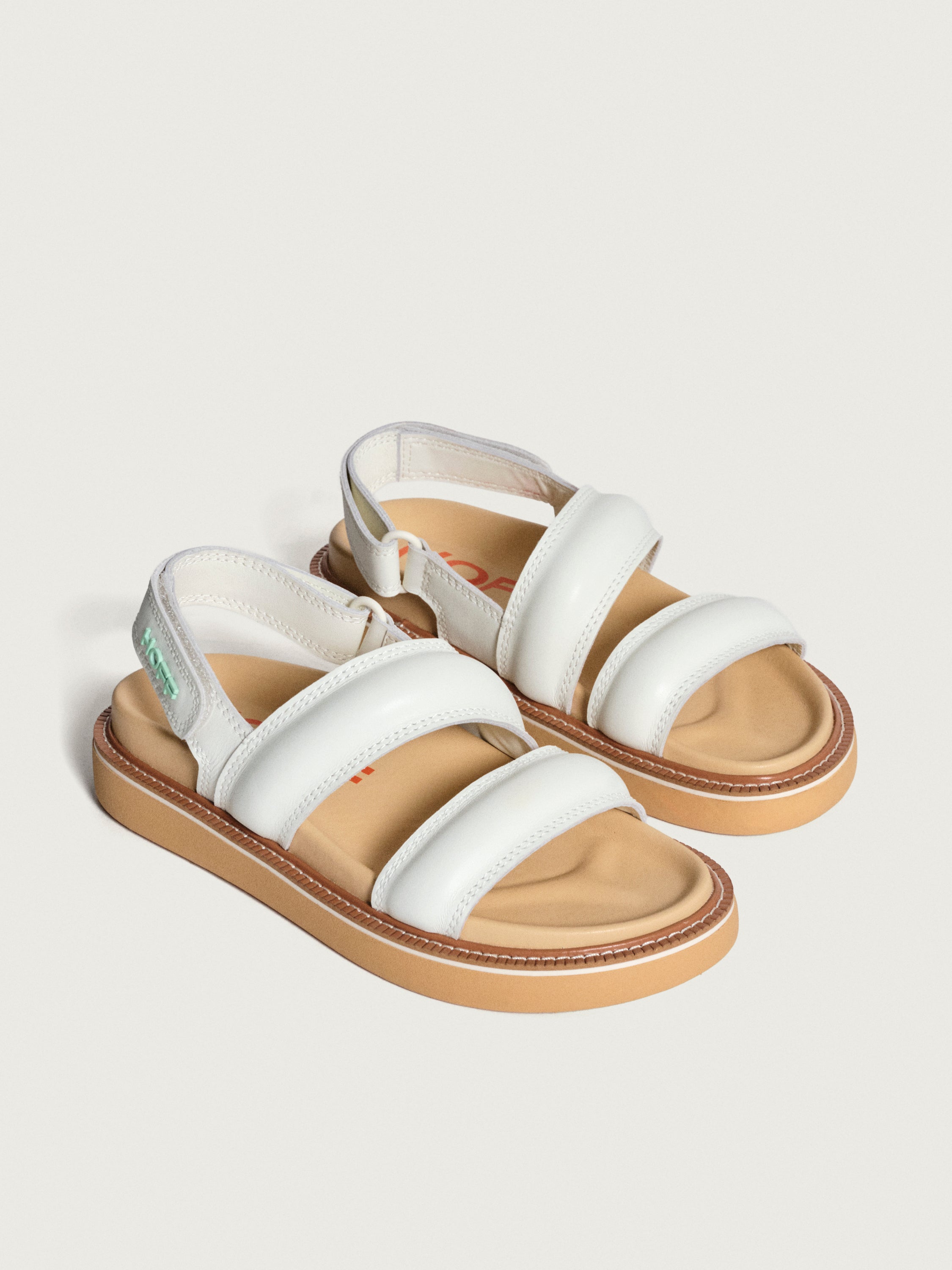 SANDALIA PIEL ROAD OFF WHITE