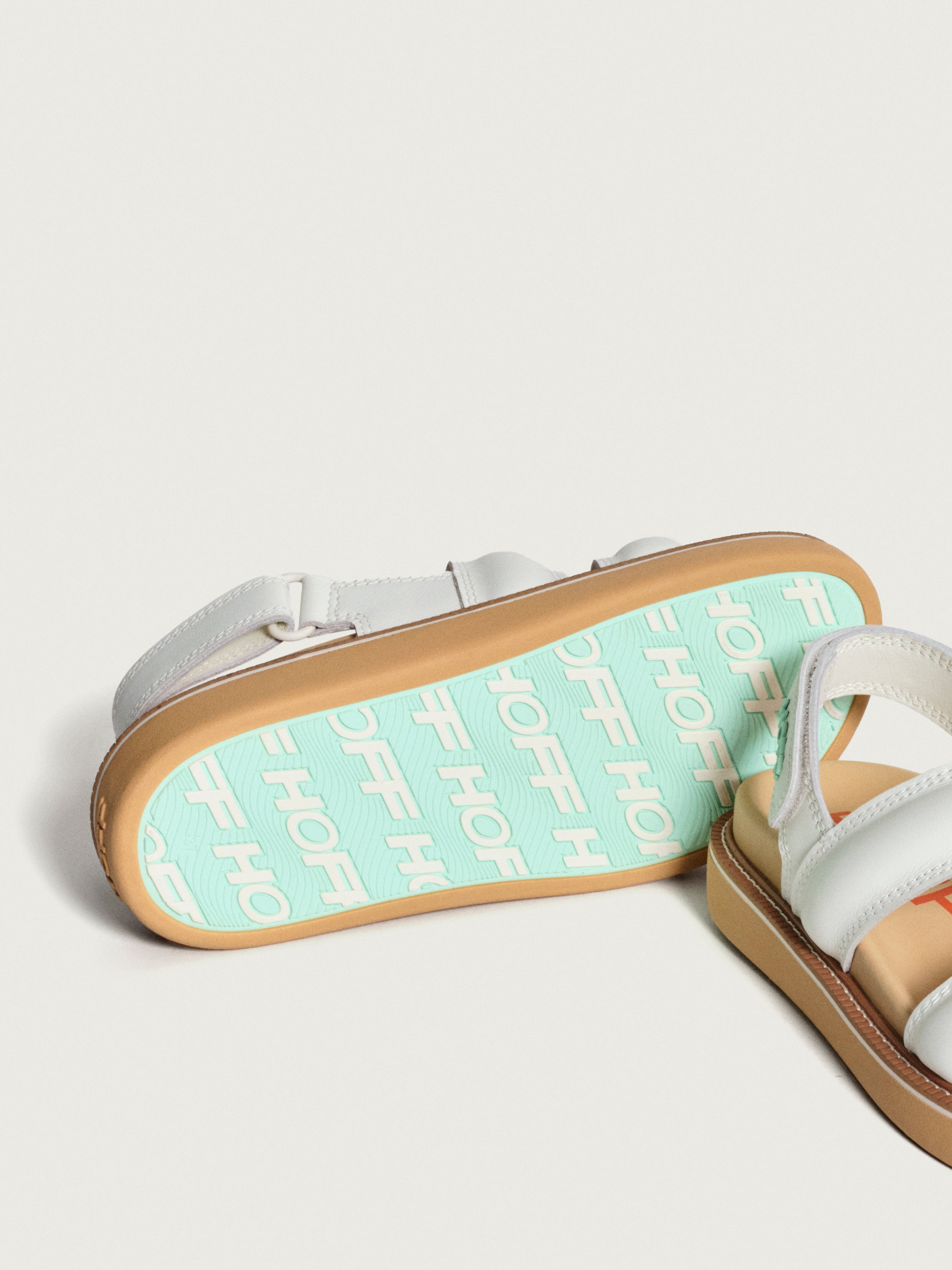 SANDALIA PIEL ROAD OFF WHITE