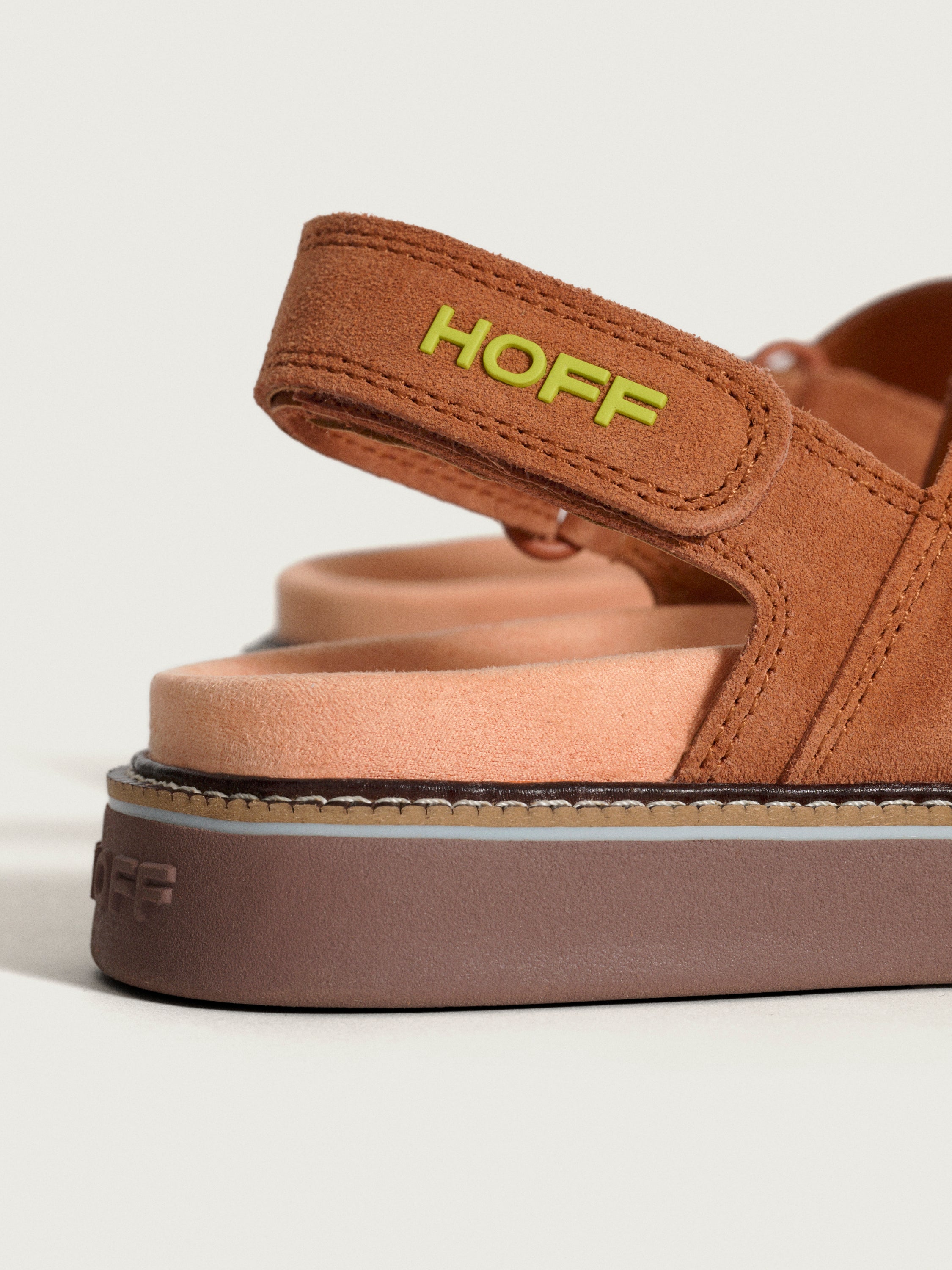 SANDALE CUIR ROAD TERRACOTA