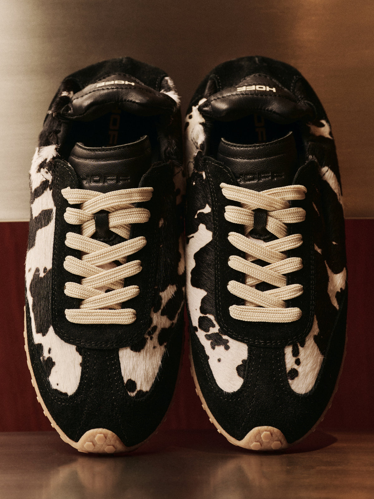 Bridge Cow Print Black