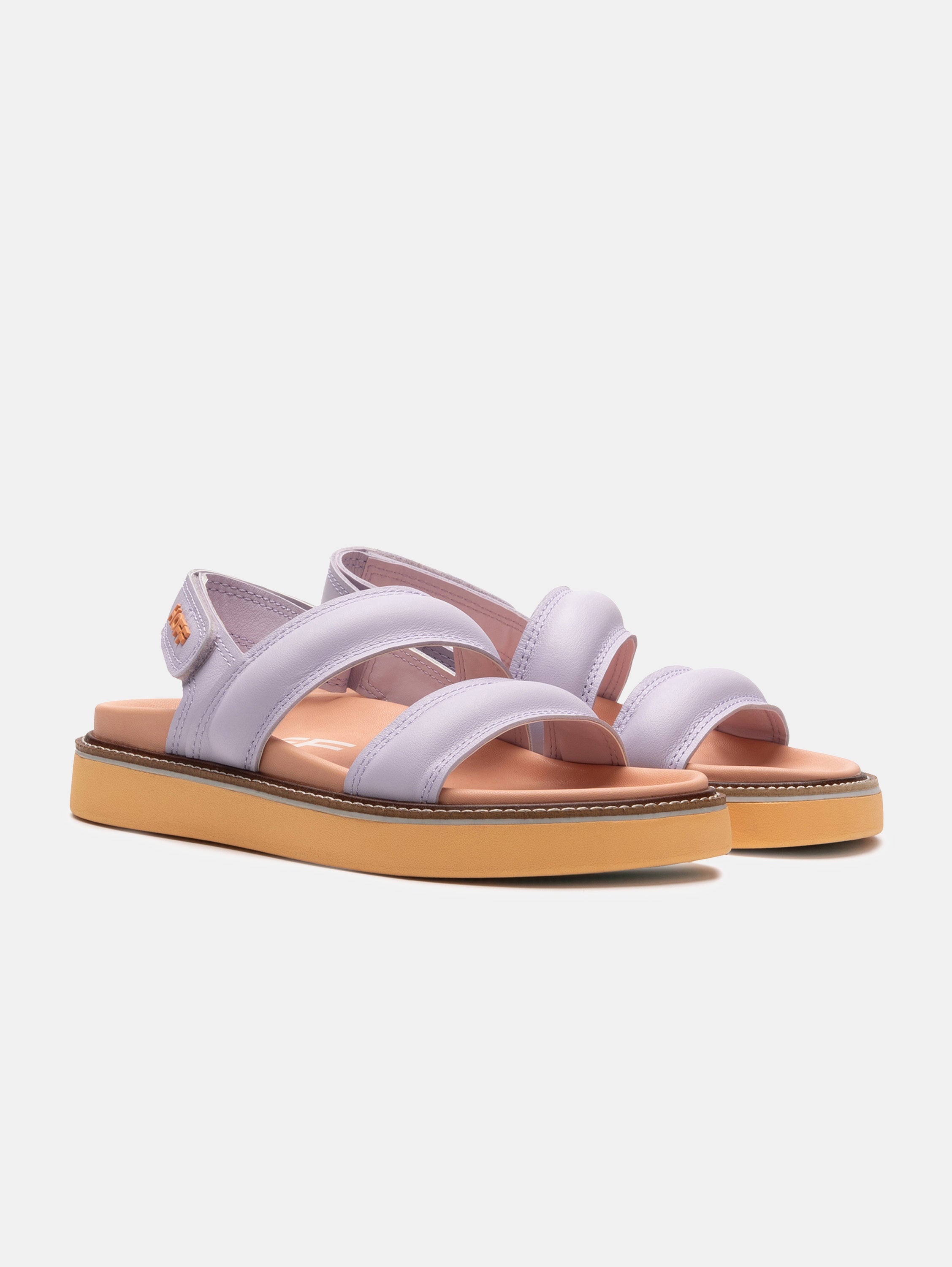 SANDAL LEATHER ROAD LILAC