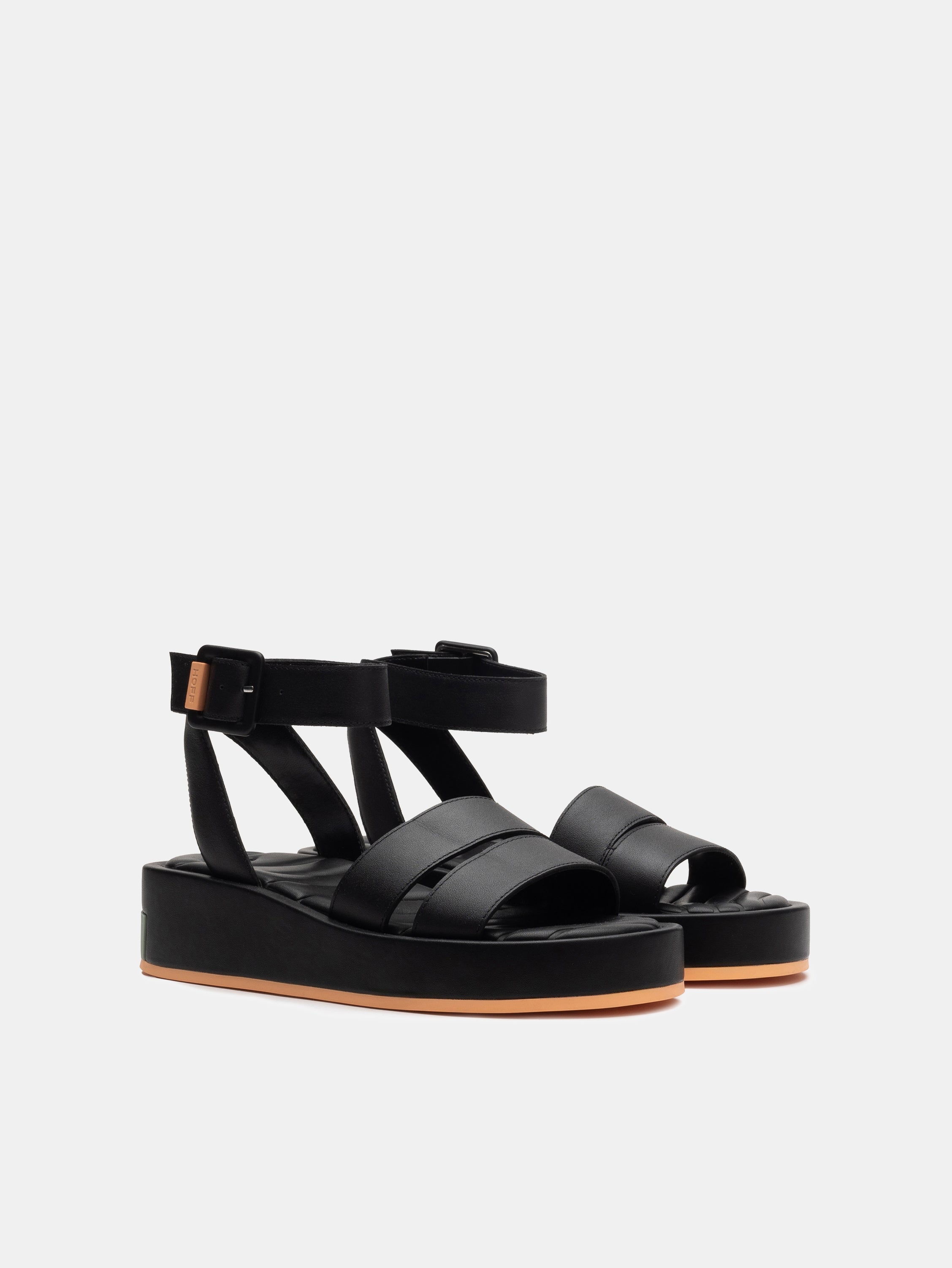 SANDALIA TIRAS TOWN NEGRO