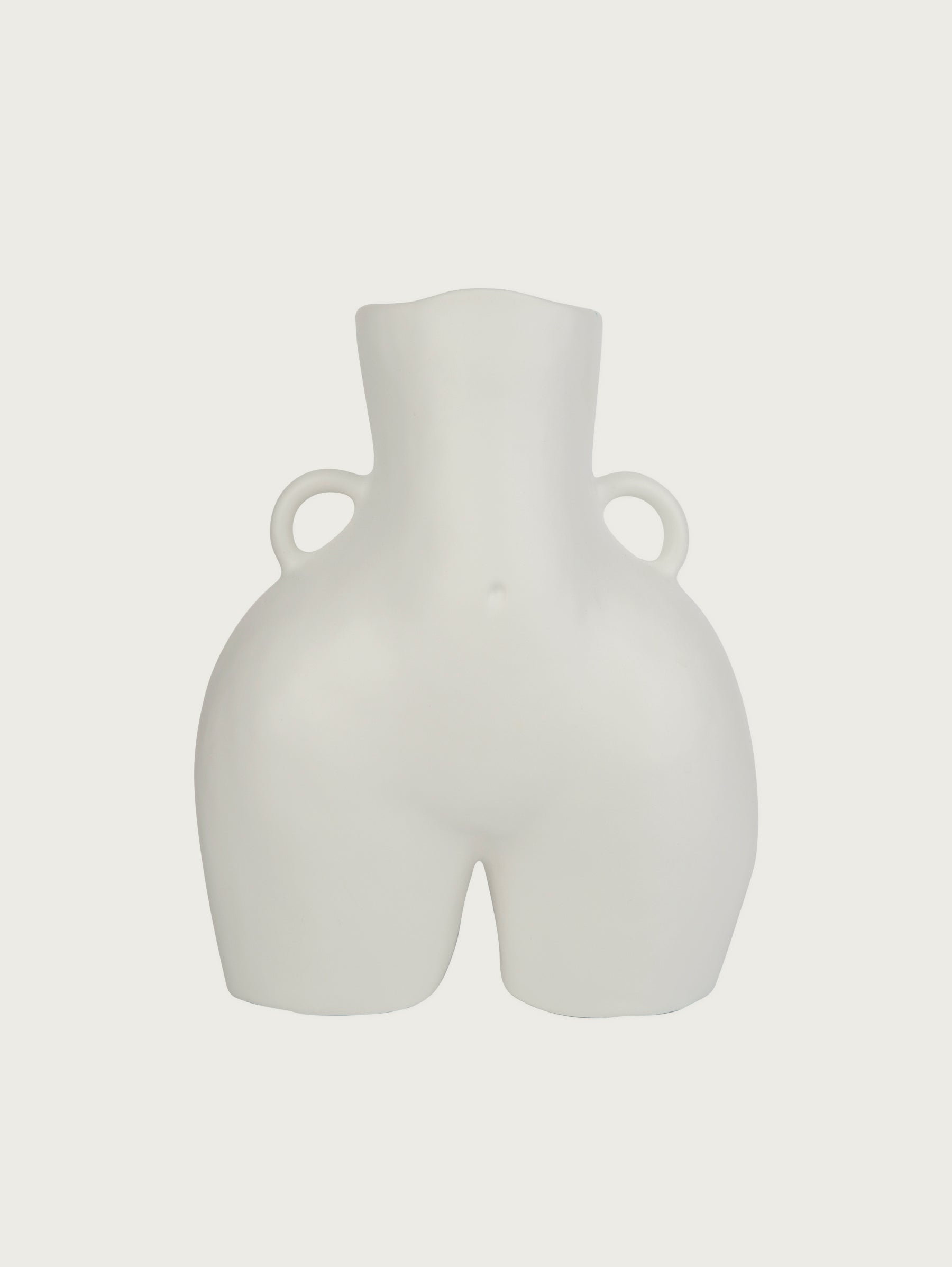 LOVE HANDLES VASE WHITE