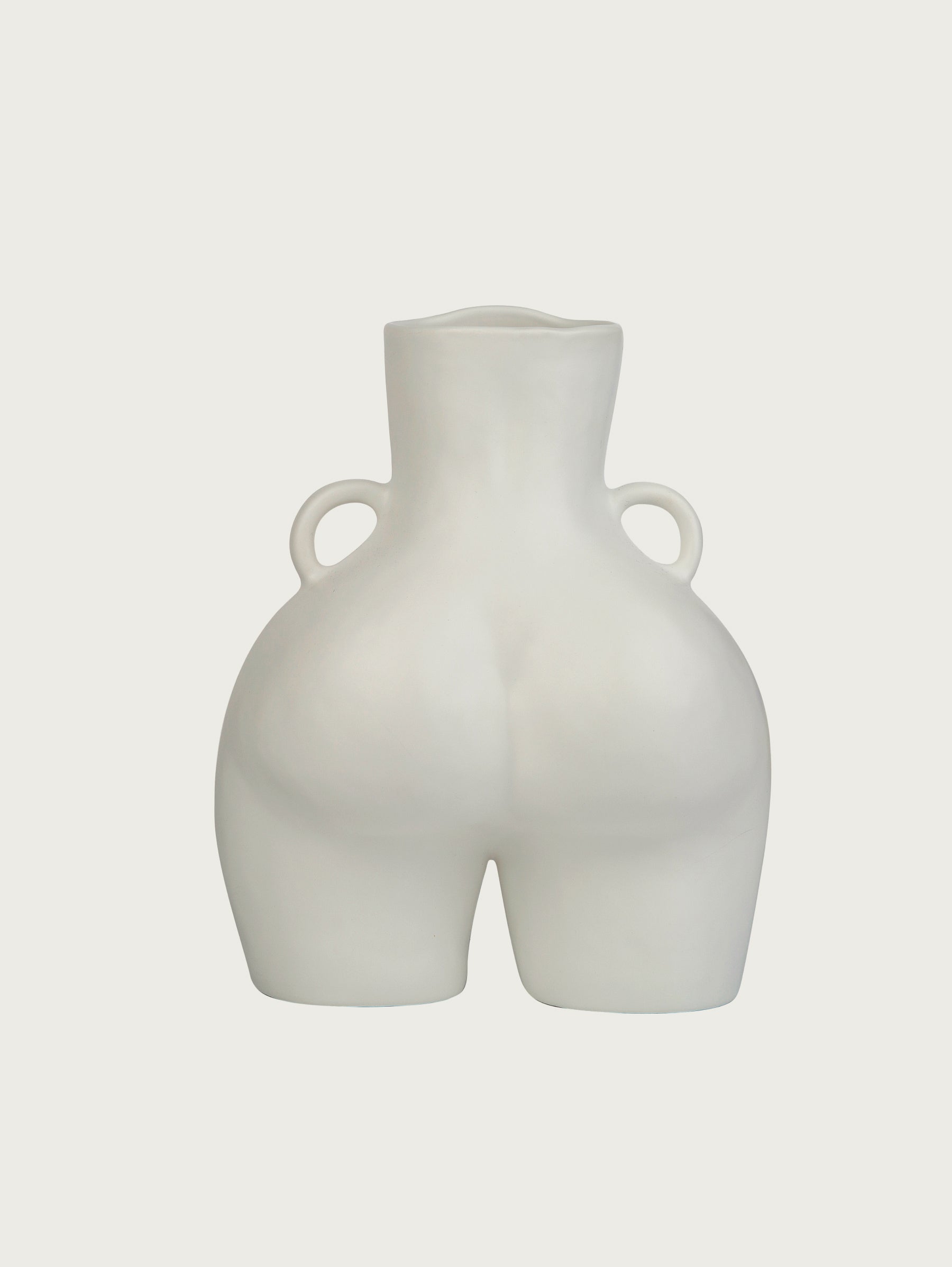 LOVE HANDLES VASE WHITE