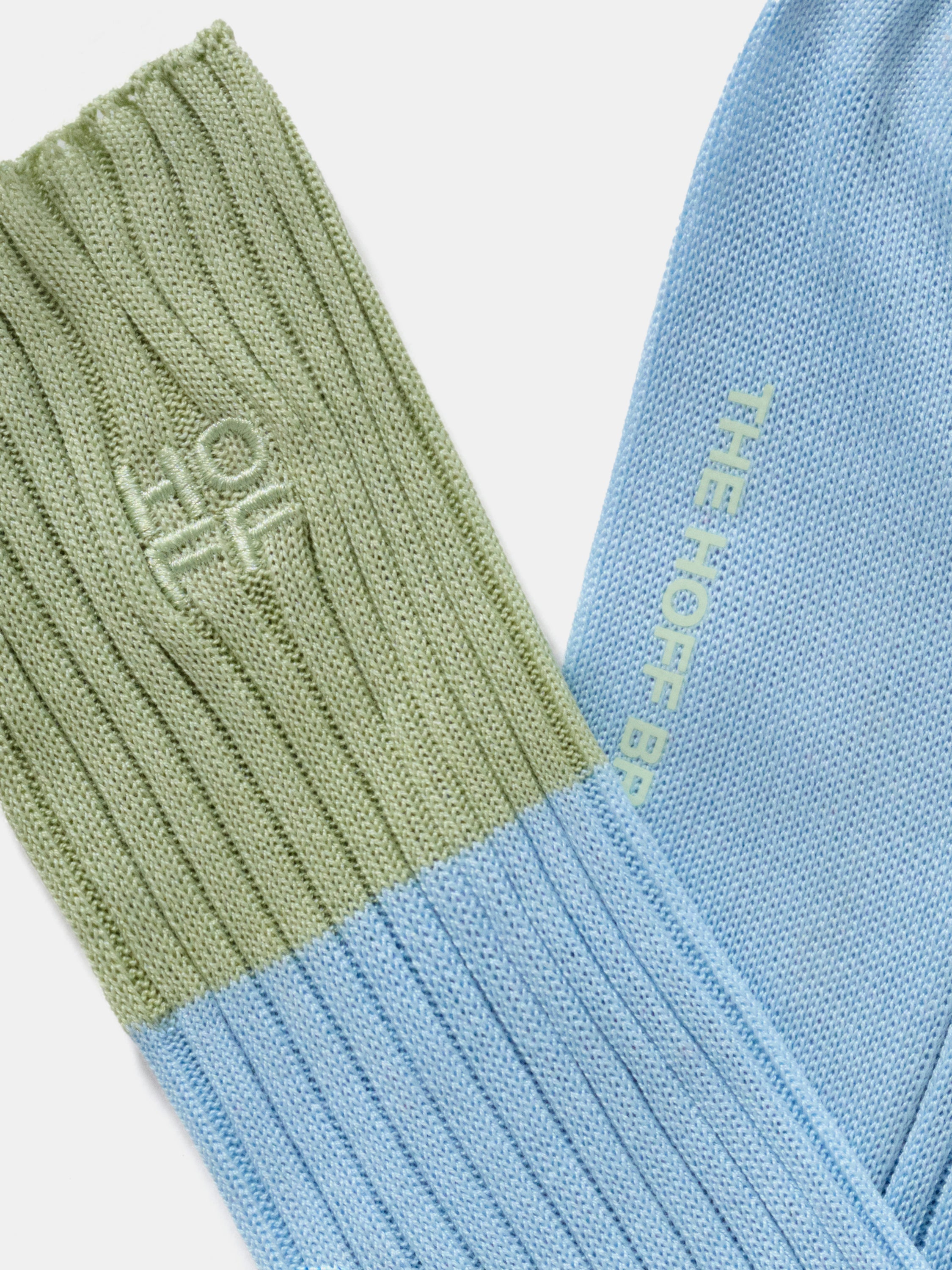 LIGHT GREEN-BLUE SOCK