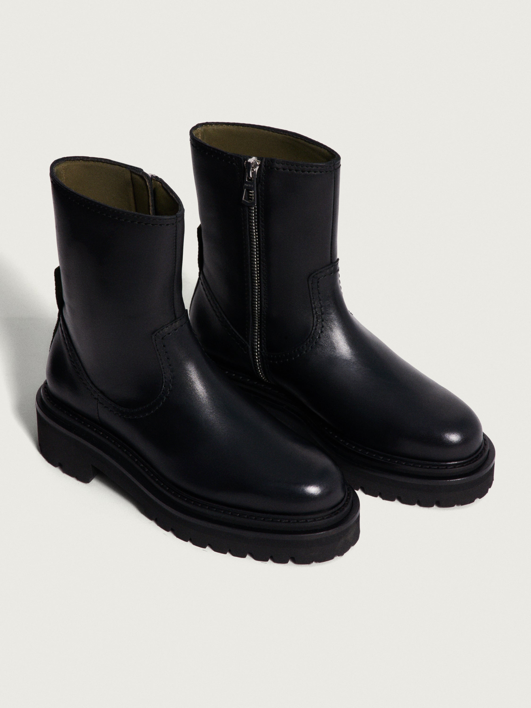 OFFICE BLACK LEATHER BOOT