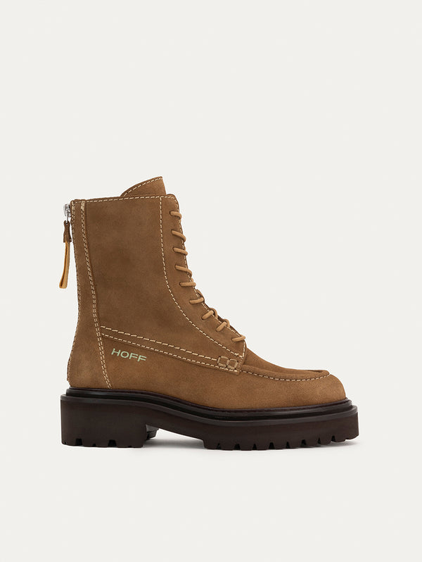 CAMEL SUEDE DESERT LACE-UP BOOT