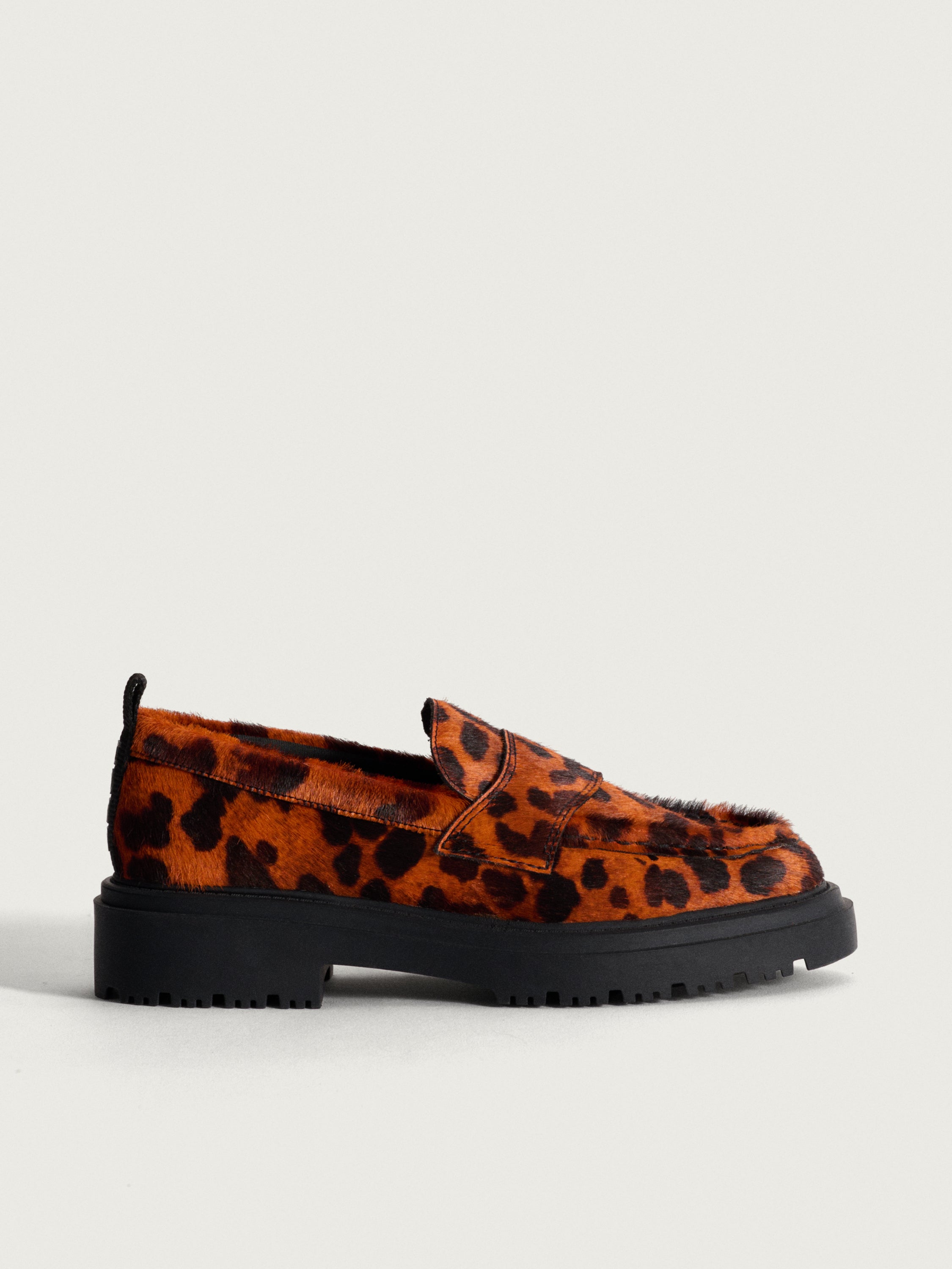 MOCASÍN SCHOOL ANIMAL PRINT NARANJA