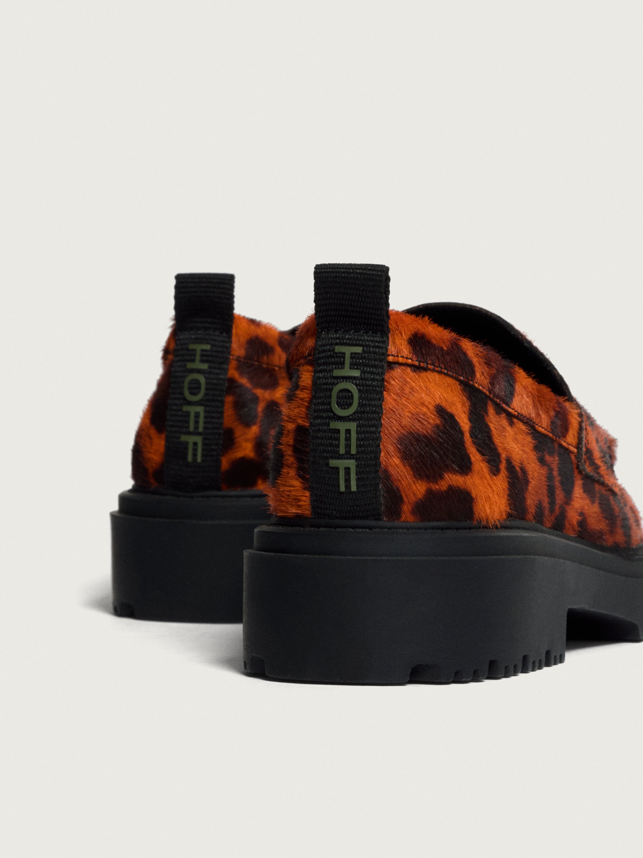 MOCASÍN SCHOOL ANIMAL PRINT NARANJA