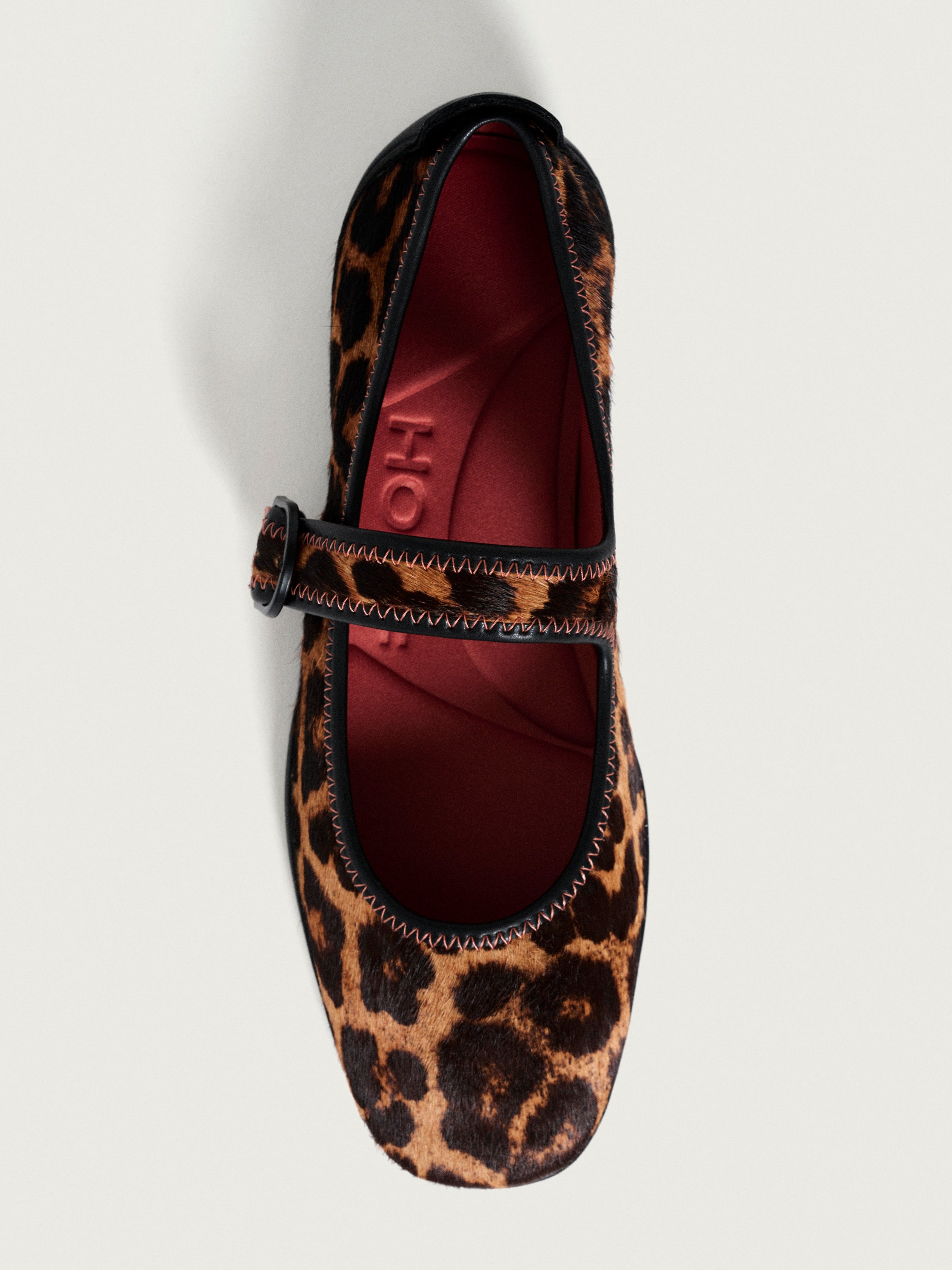 MARY JANE SCALA ANIMAL PRINT BROWN