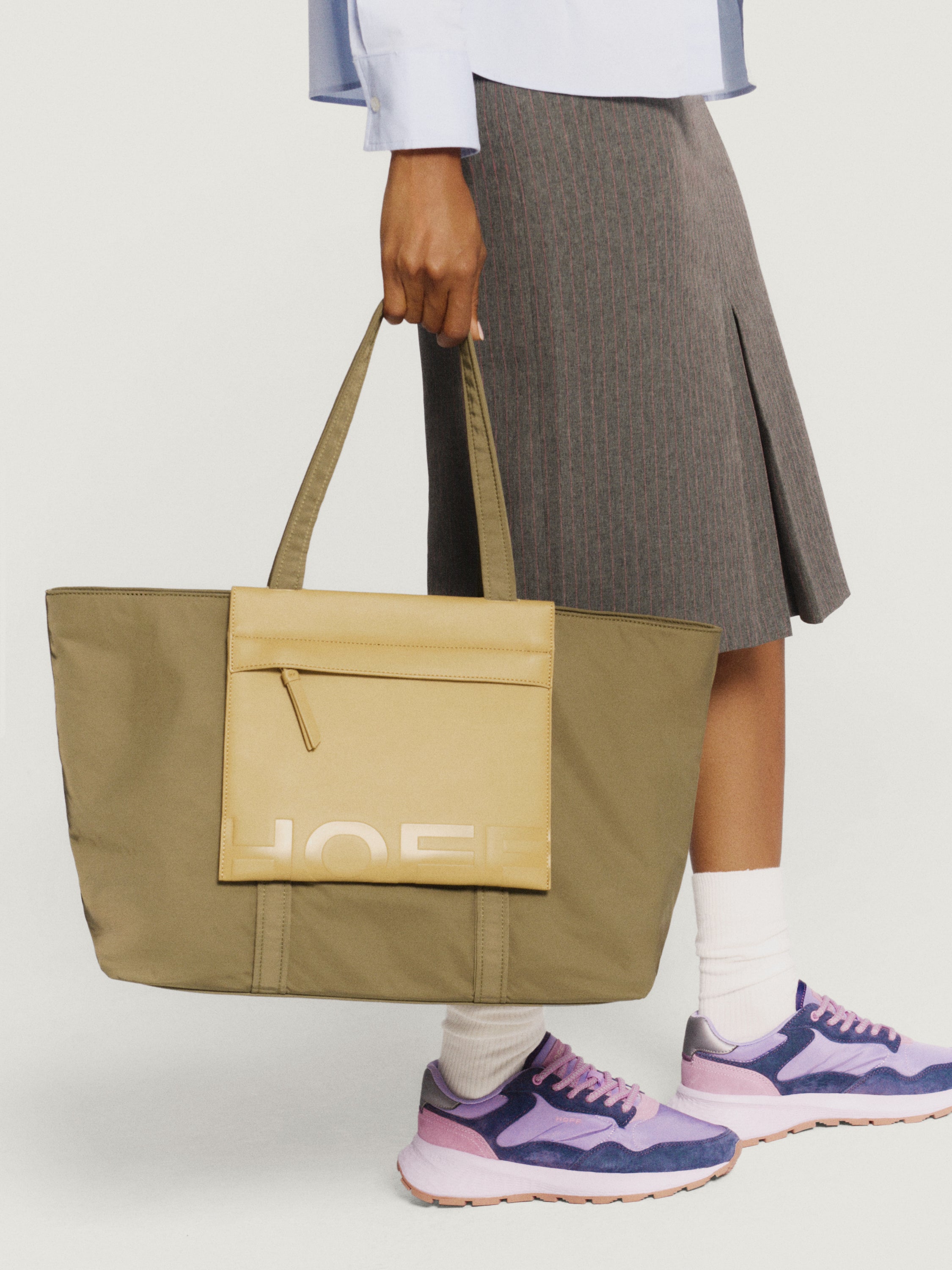 SHOPPER NYLON DAILY KHAKI 