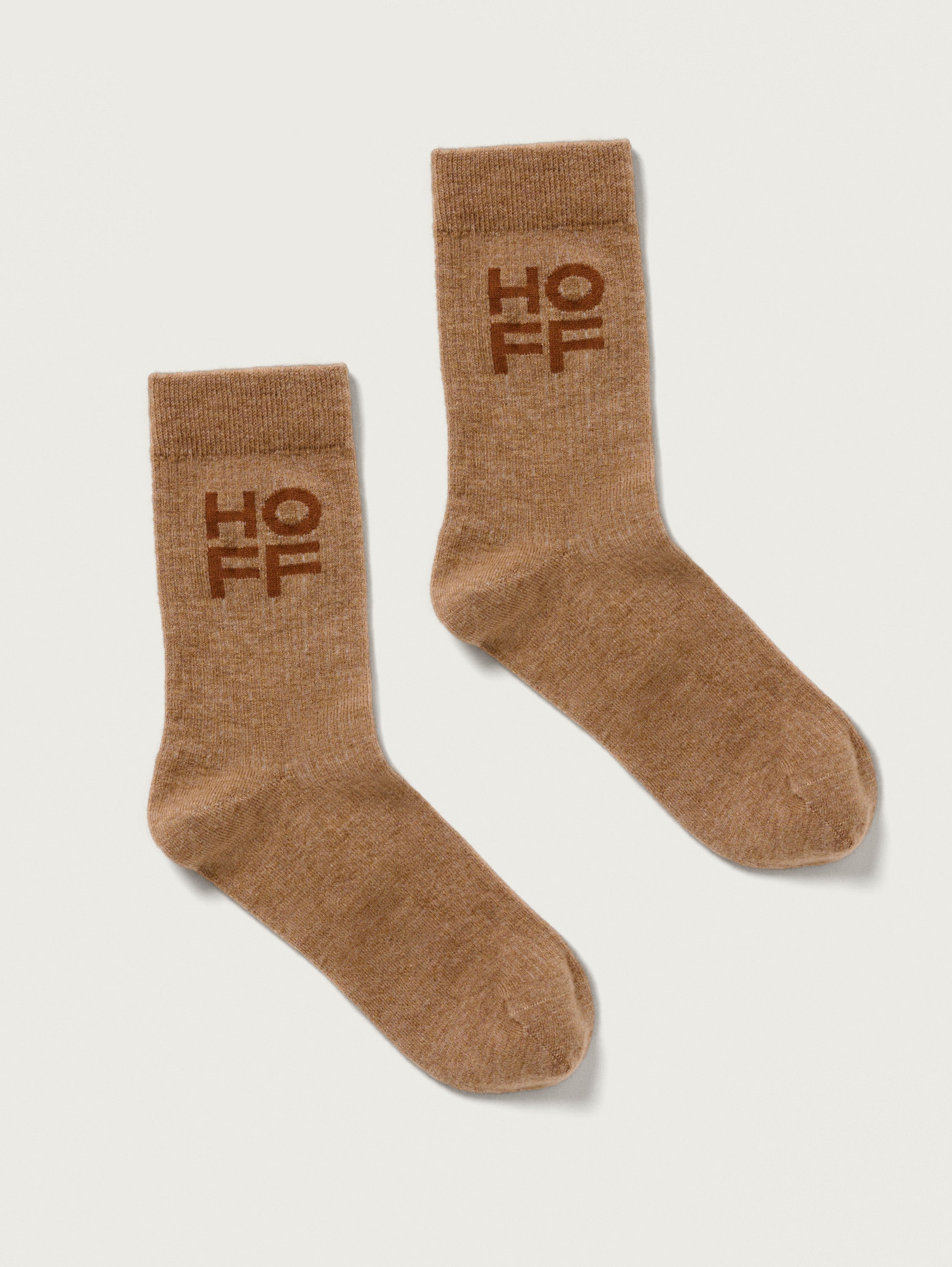 TAUPE CASHMERE SOCKS