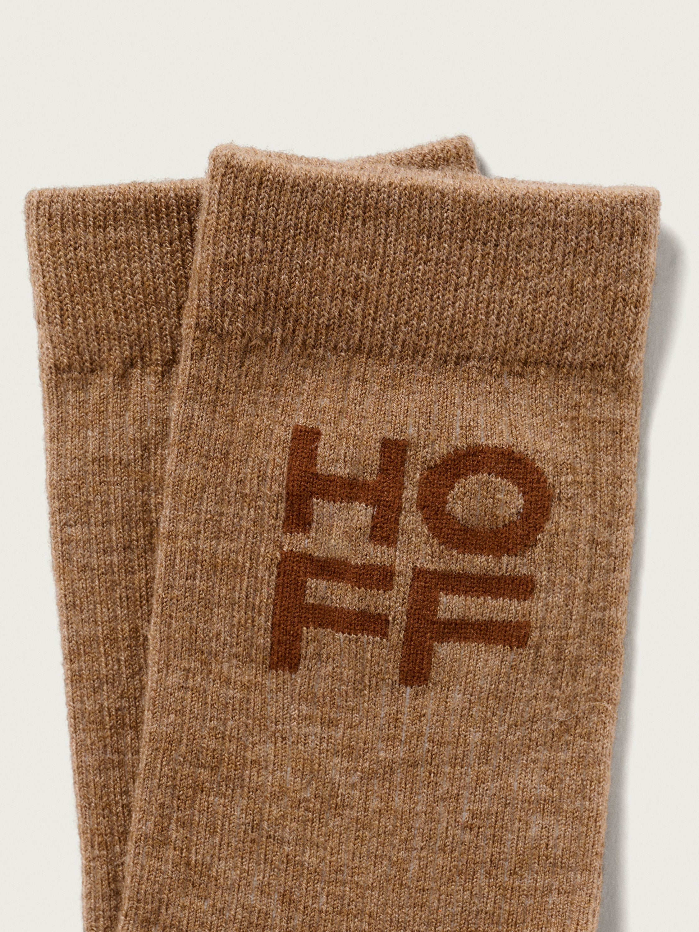 TAUPE CASHMERE SOCKS