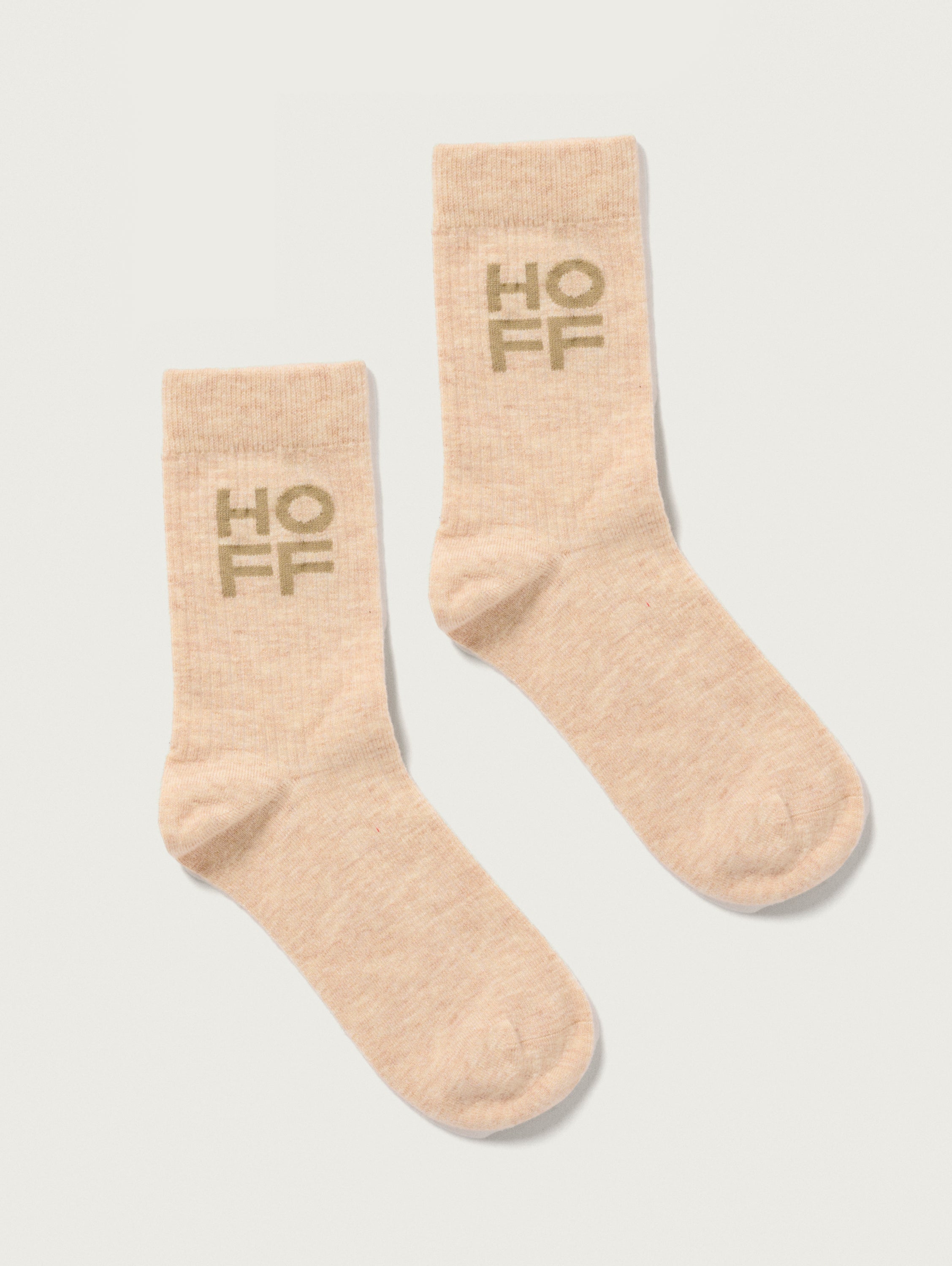 BEIGE CASHMERE SOCKS