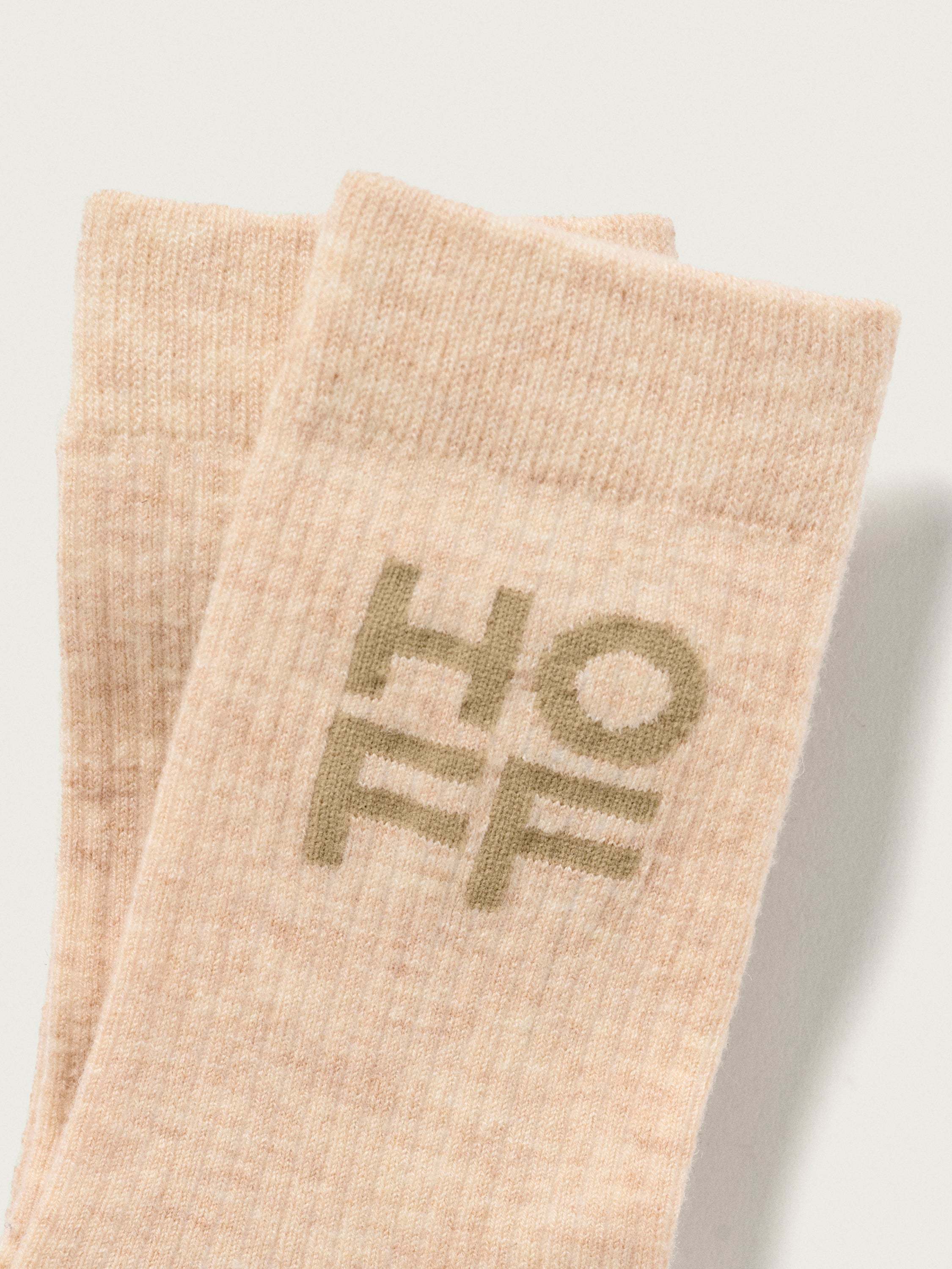 BEIGE CASHMERE SOCKS