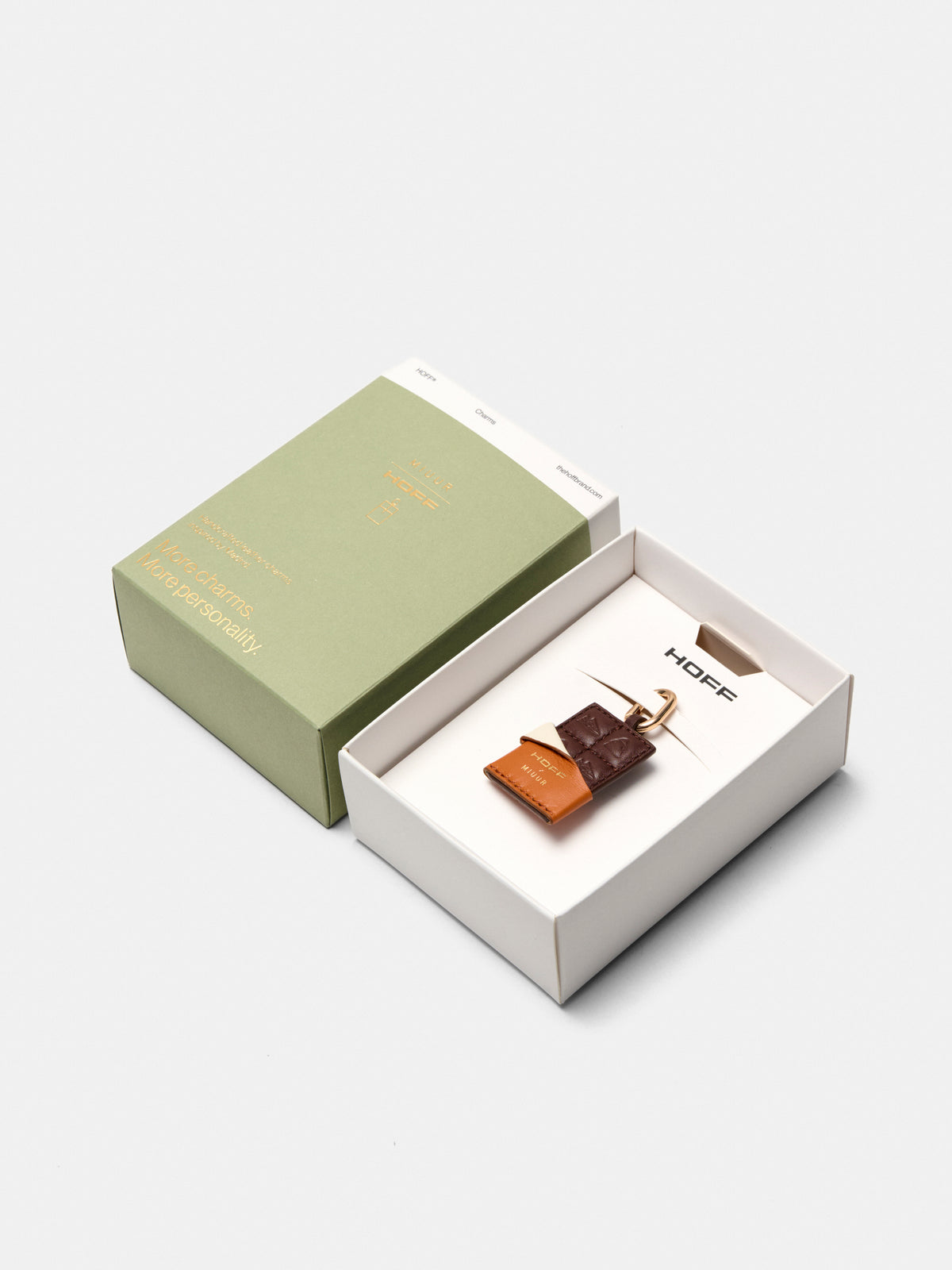 Chocolate Leather Charm