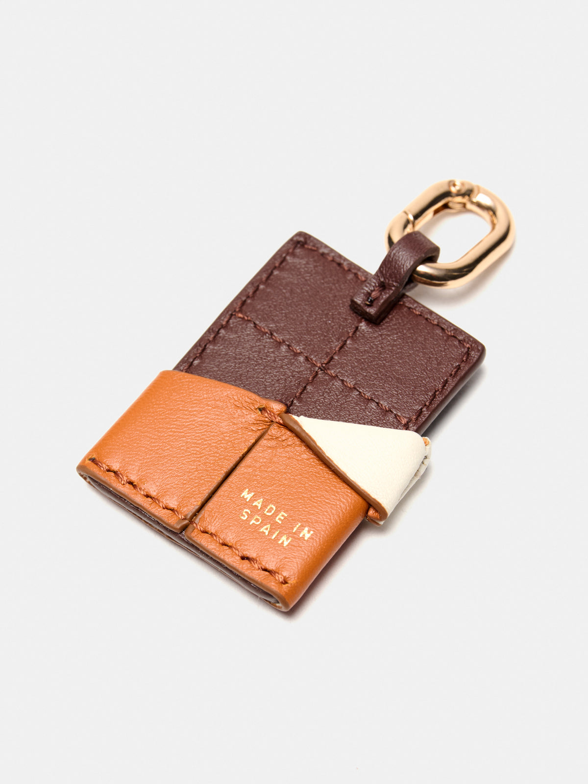 Chocolate Leather Charm