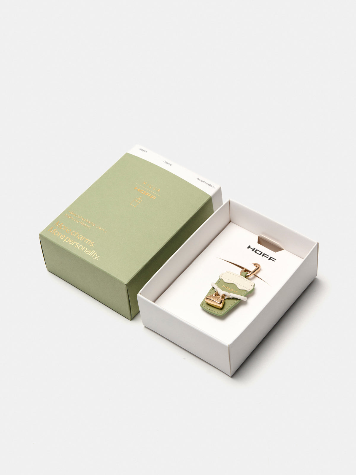 Matcha Leather Charm