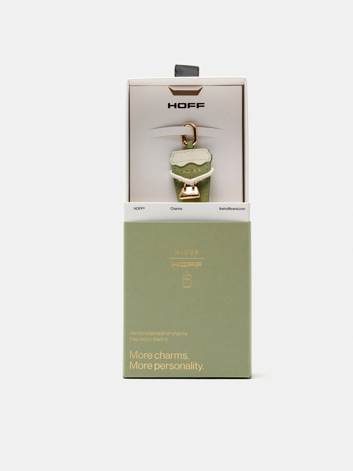 Matcha Leather Charm