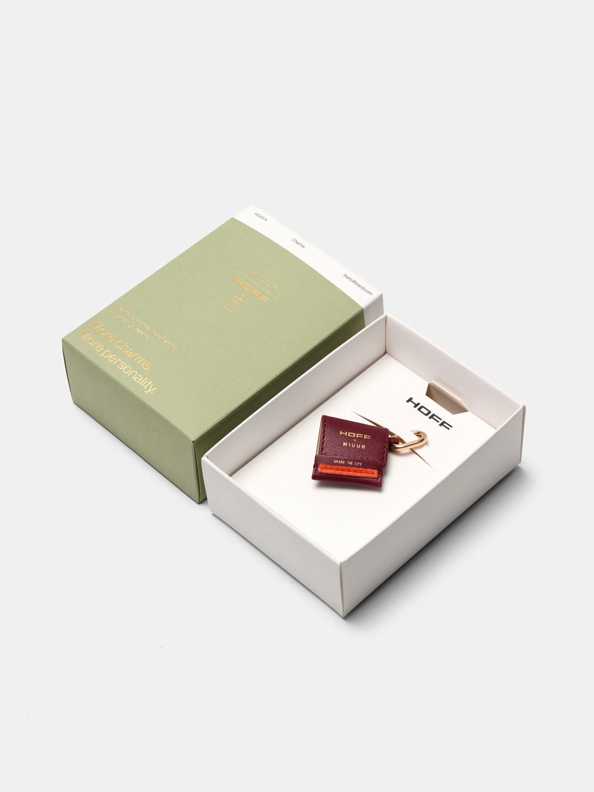 Strike a Match Leather Charm