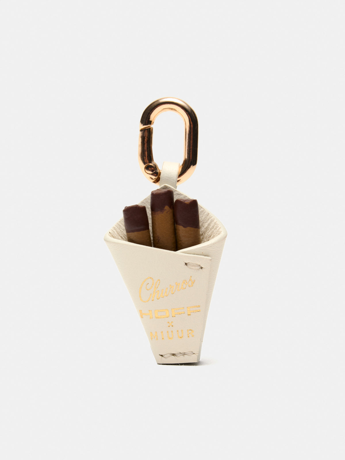 Churros Leather Charm