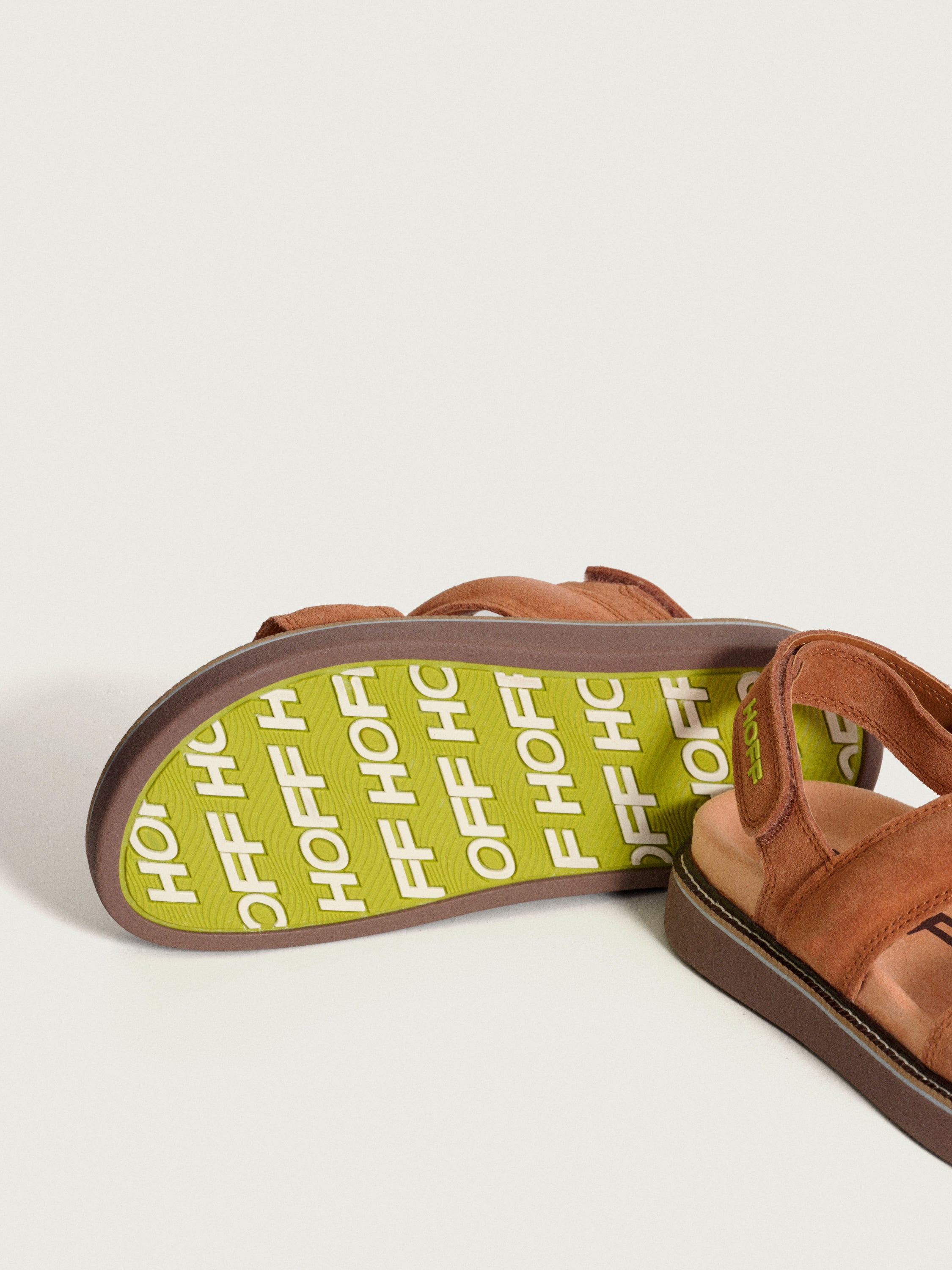 SANDALE CUIR ROAD TERRACOTA