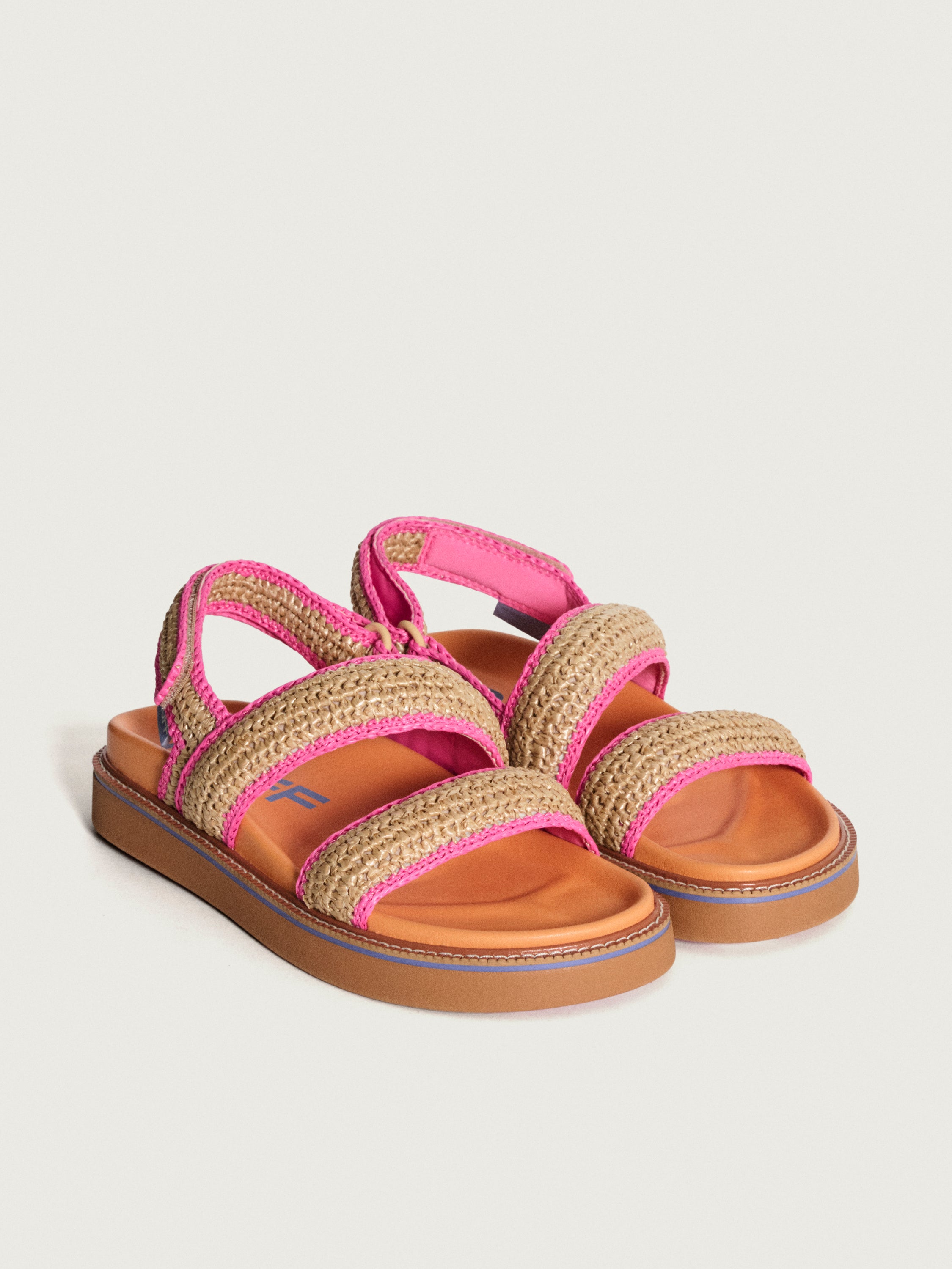 SANDALE ROAD RAFFIA BEIGE