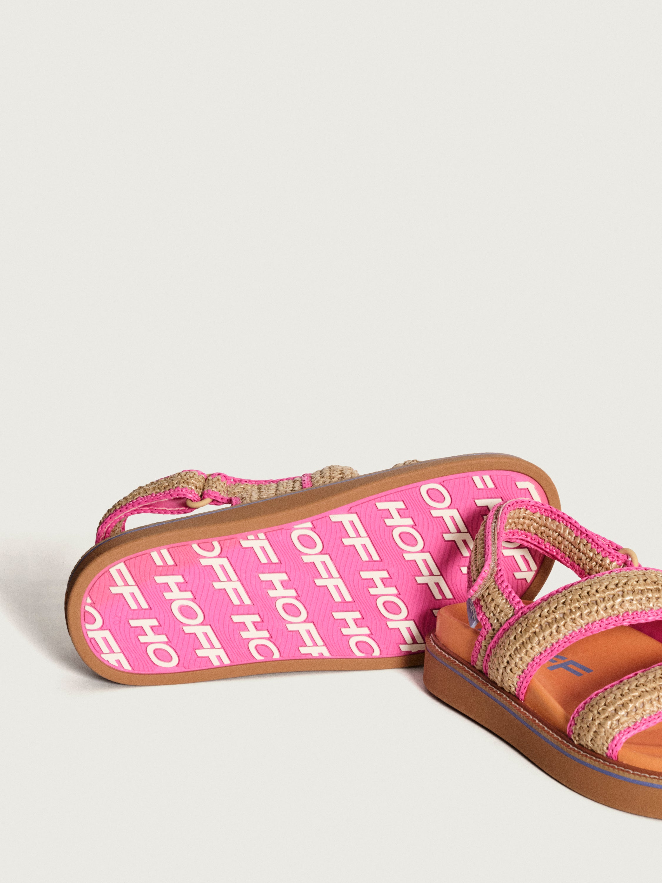 SANDALE ROAD RAFFIA BEIGE