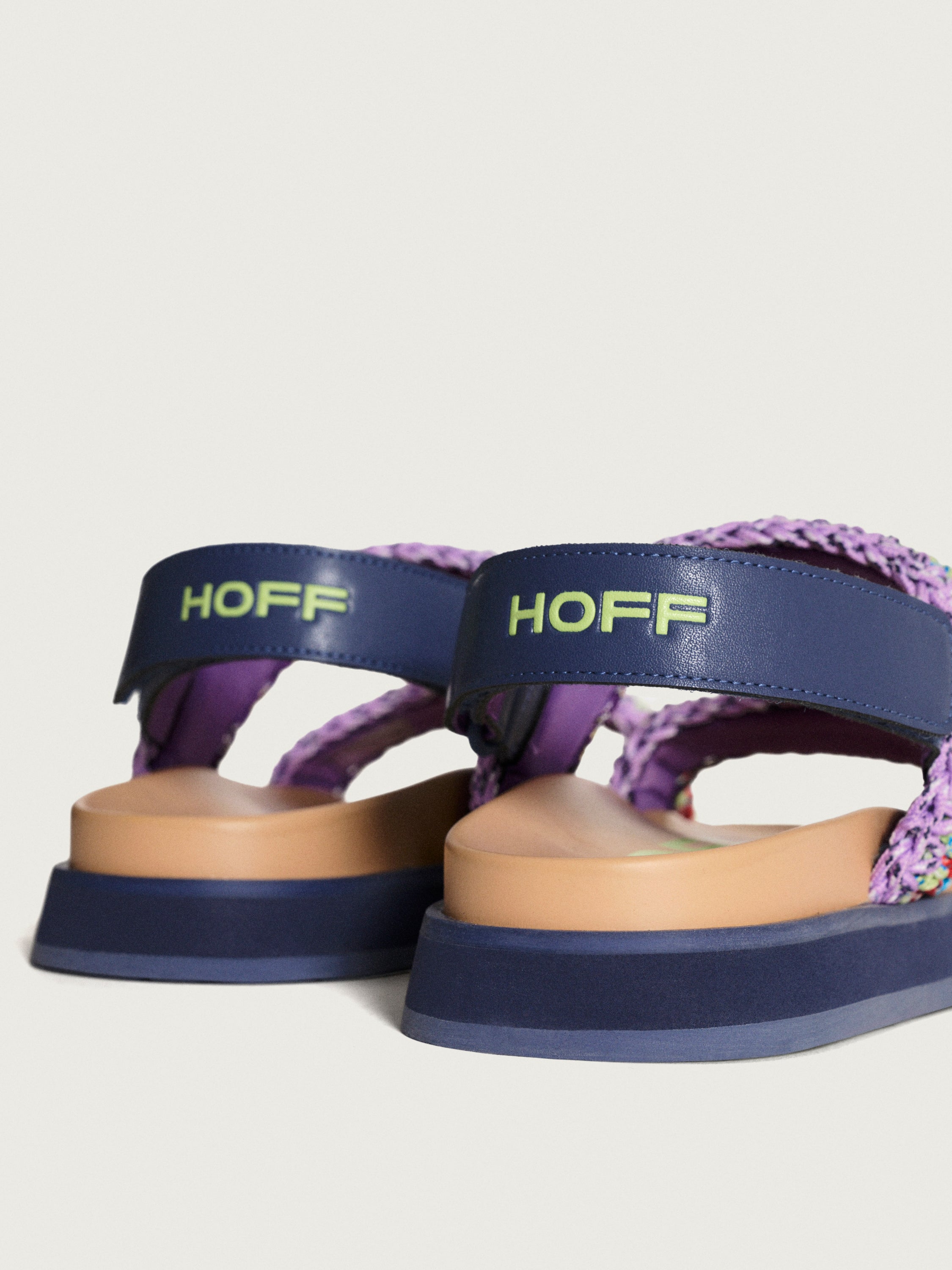 SANDALE GALDANA MULTICOLORE VERT