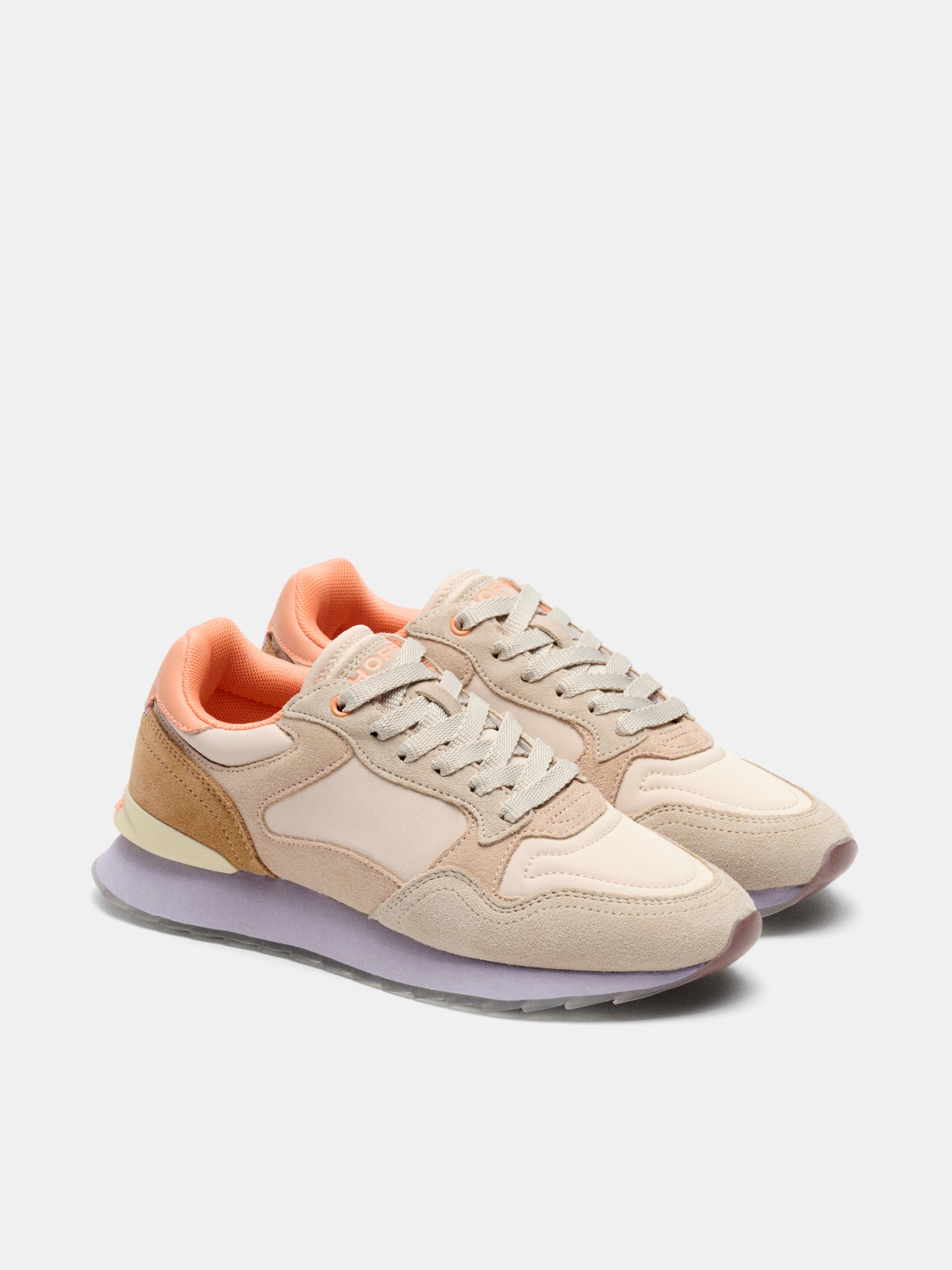 HOFF APOLLONIA Sneakers Donna - Track & Field - Suola Gomma Dentata, Memory Foam, Pelle E Tessuto