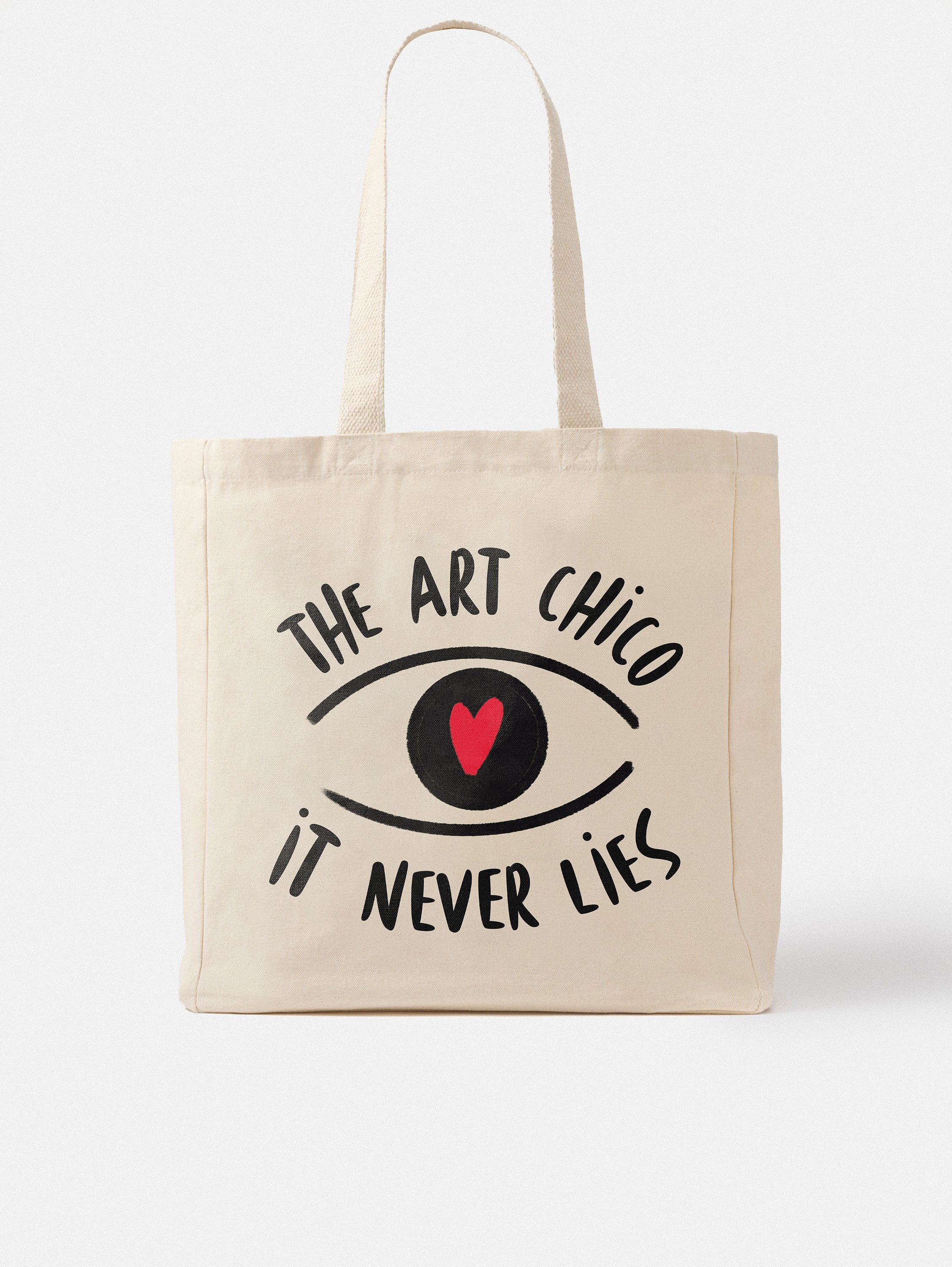 TOTE THE ART CHICO, IT NEVER LIES (VALENTINE'S DAY EDITION)