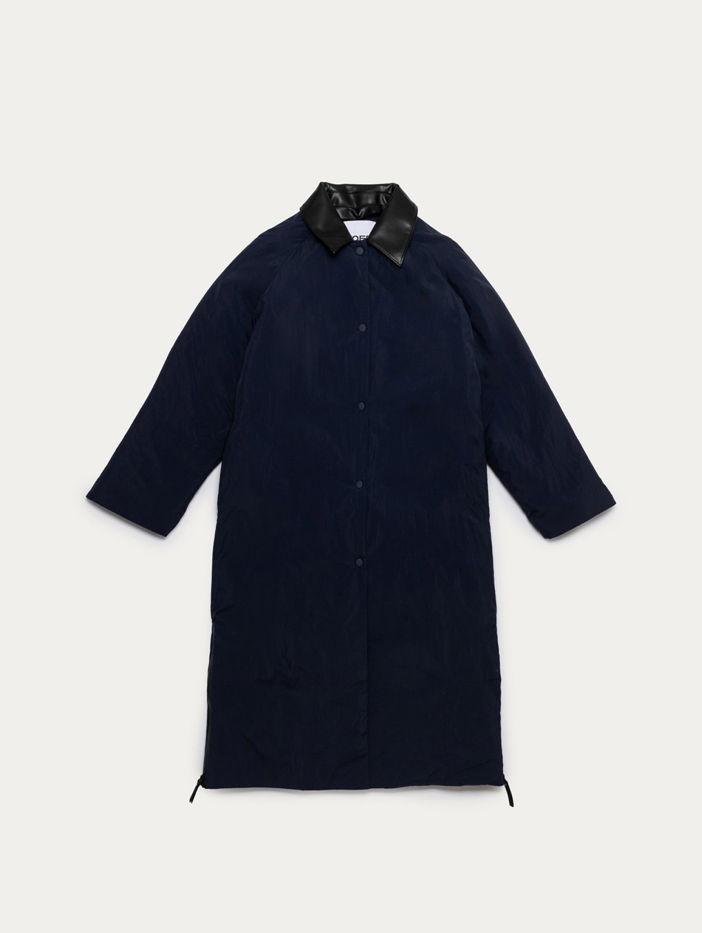 DARK BLUE BOBBY QUILTED TRENCH COAT
