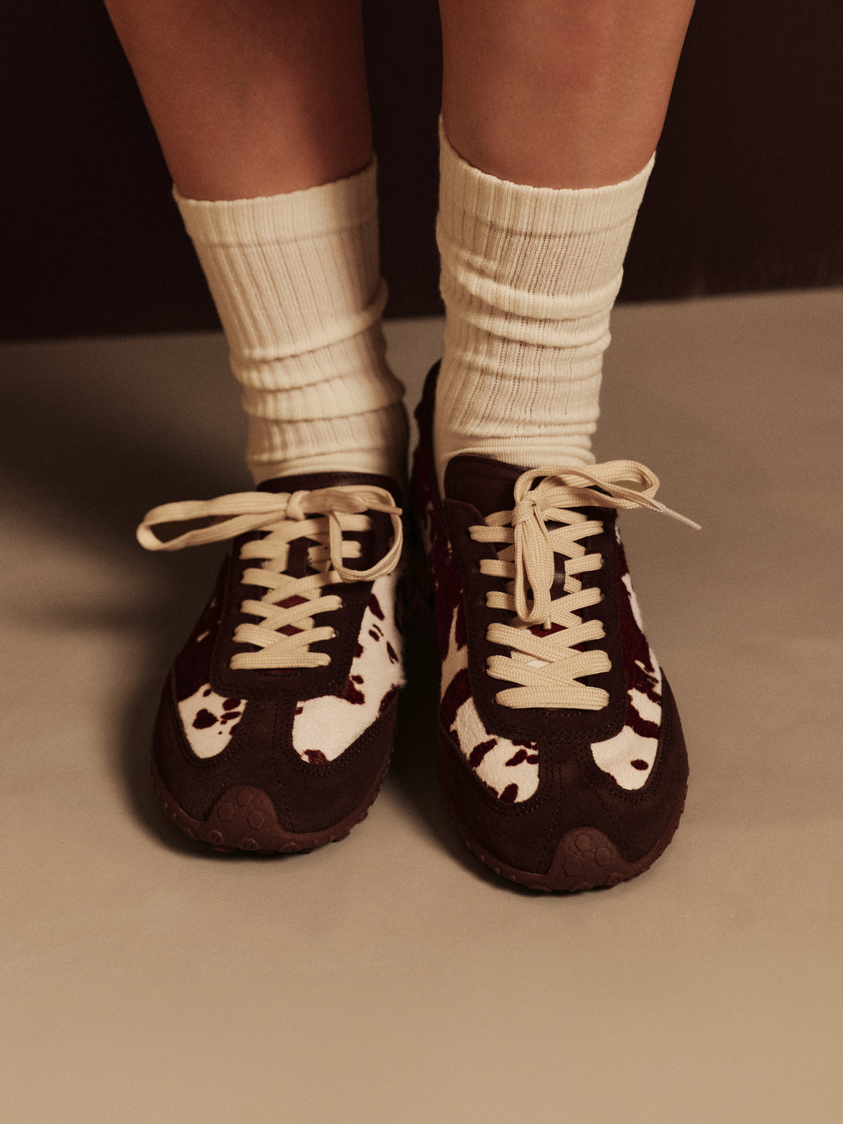Bridge Cow Print Brown