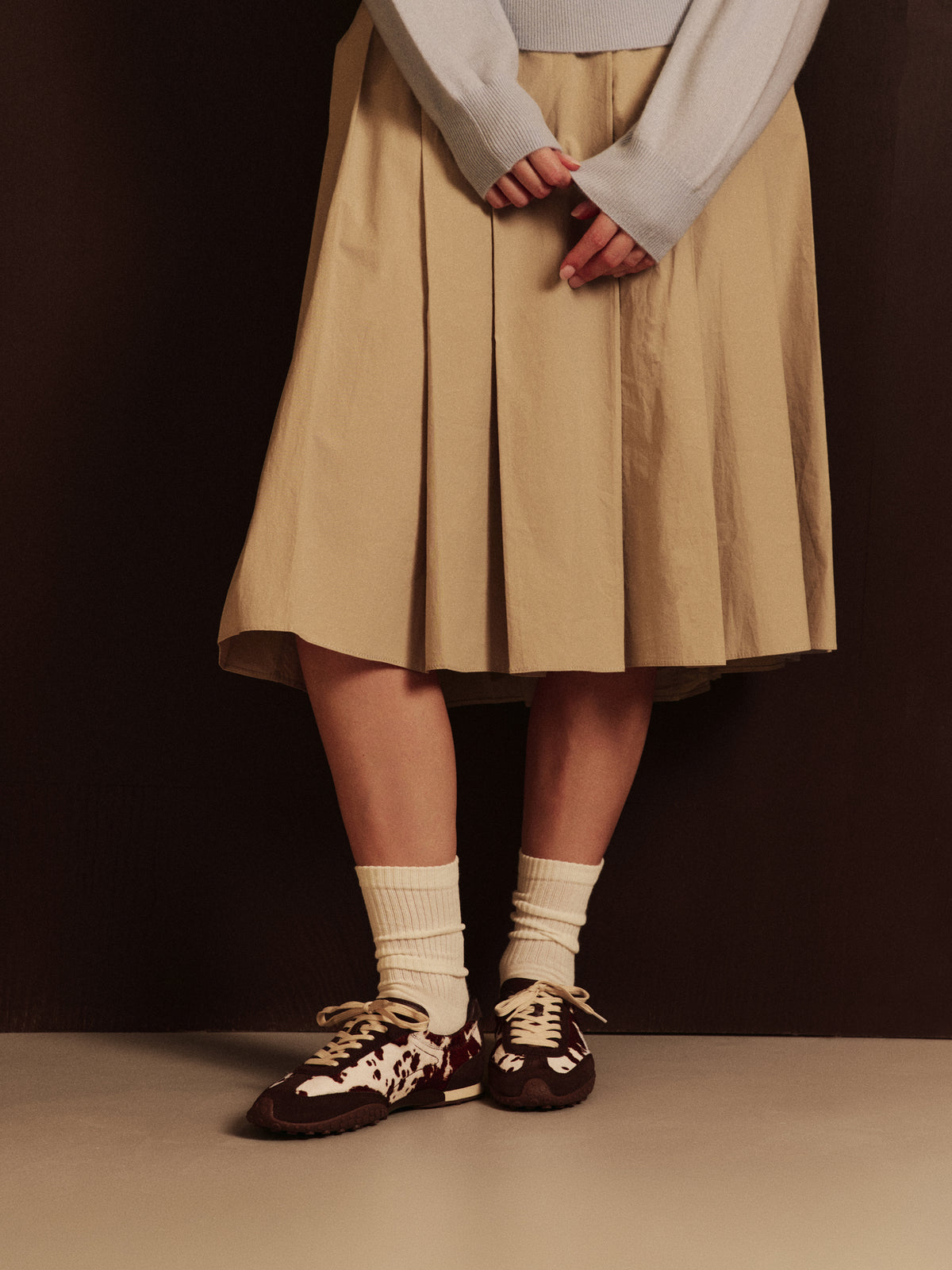 Bridge Cow Print Brown