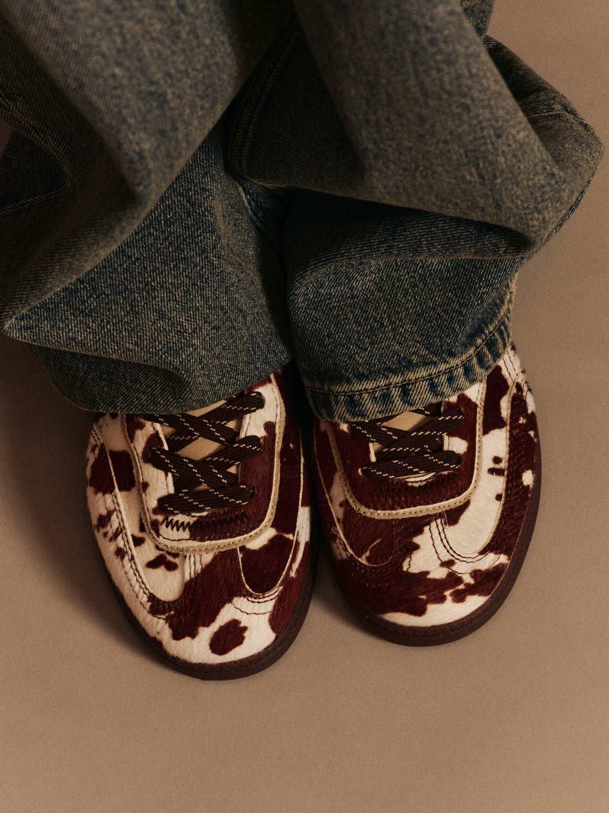 Park Cow Print Brown