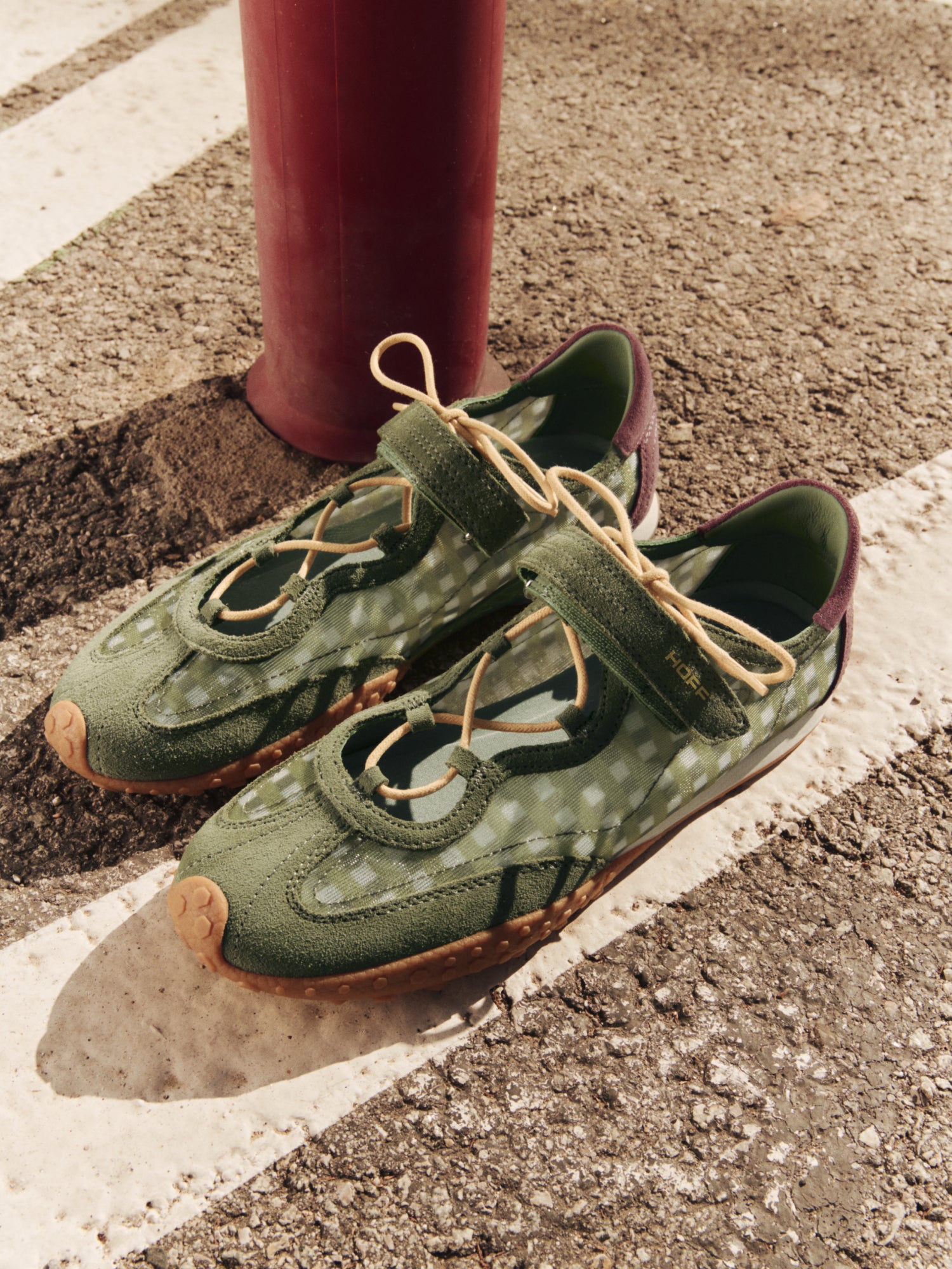 Bridge Bow Vichy Sage