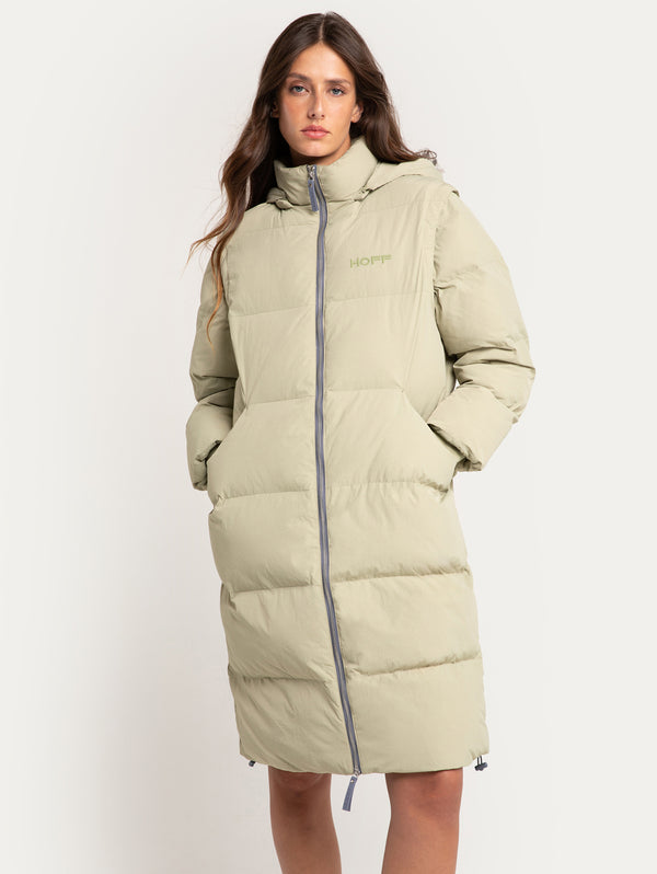 KHAKI TOMMY QUILTED COAT 