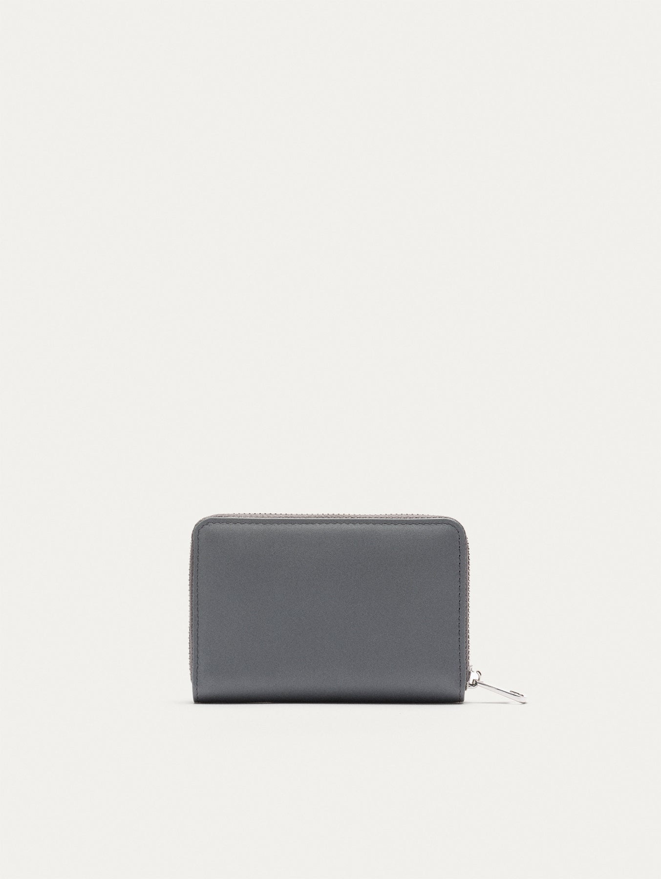 LEATHER GREY WALLET 