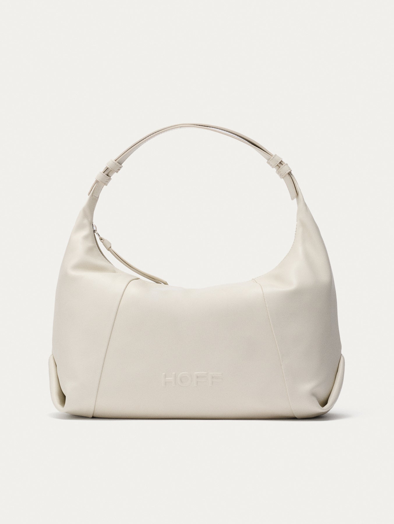 LEATHER HOBO MUSEUM OFF WHITE BAG 