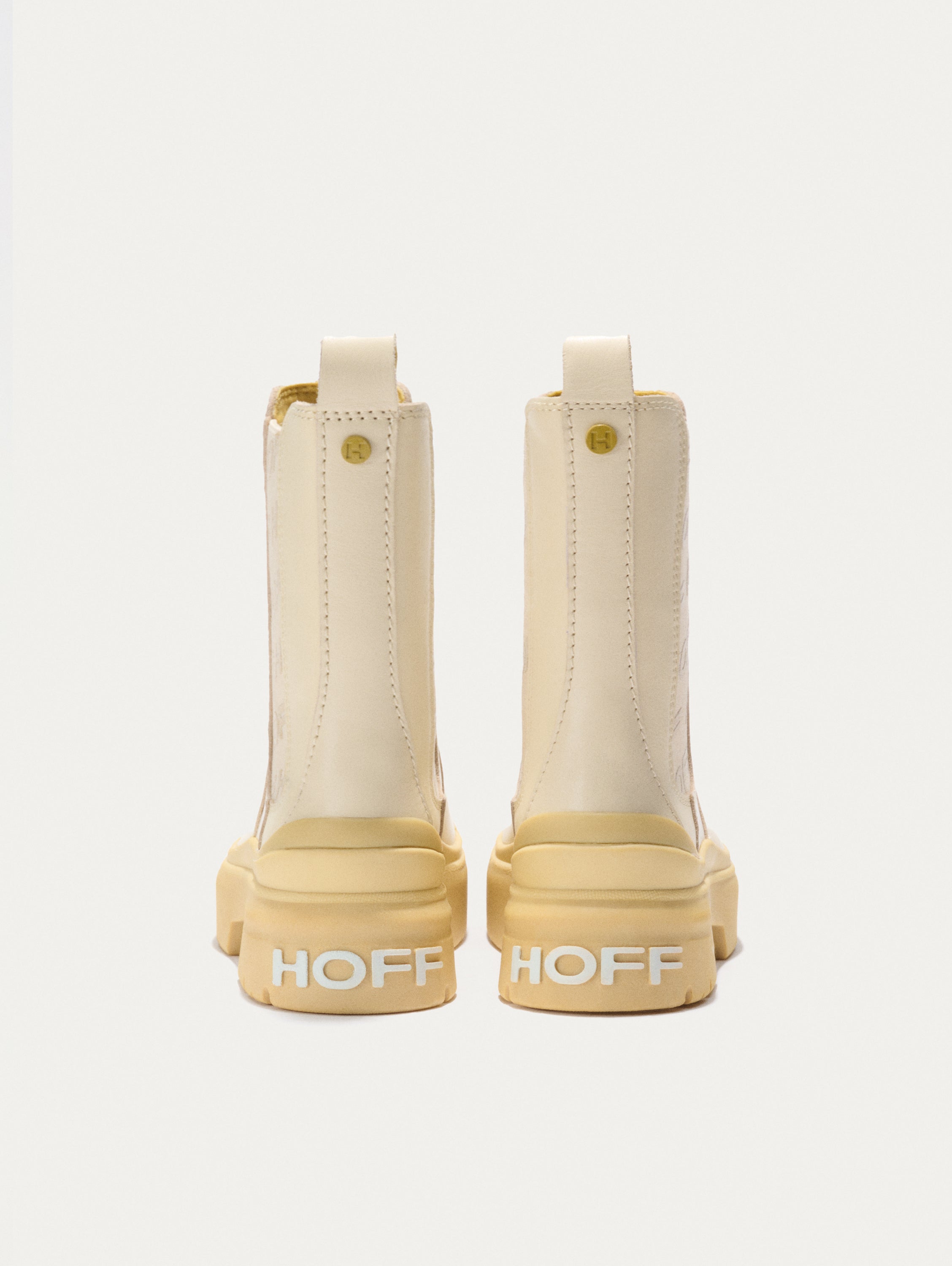 OFF WHITE CHELSEA STREET ANKLE BOOT