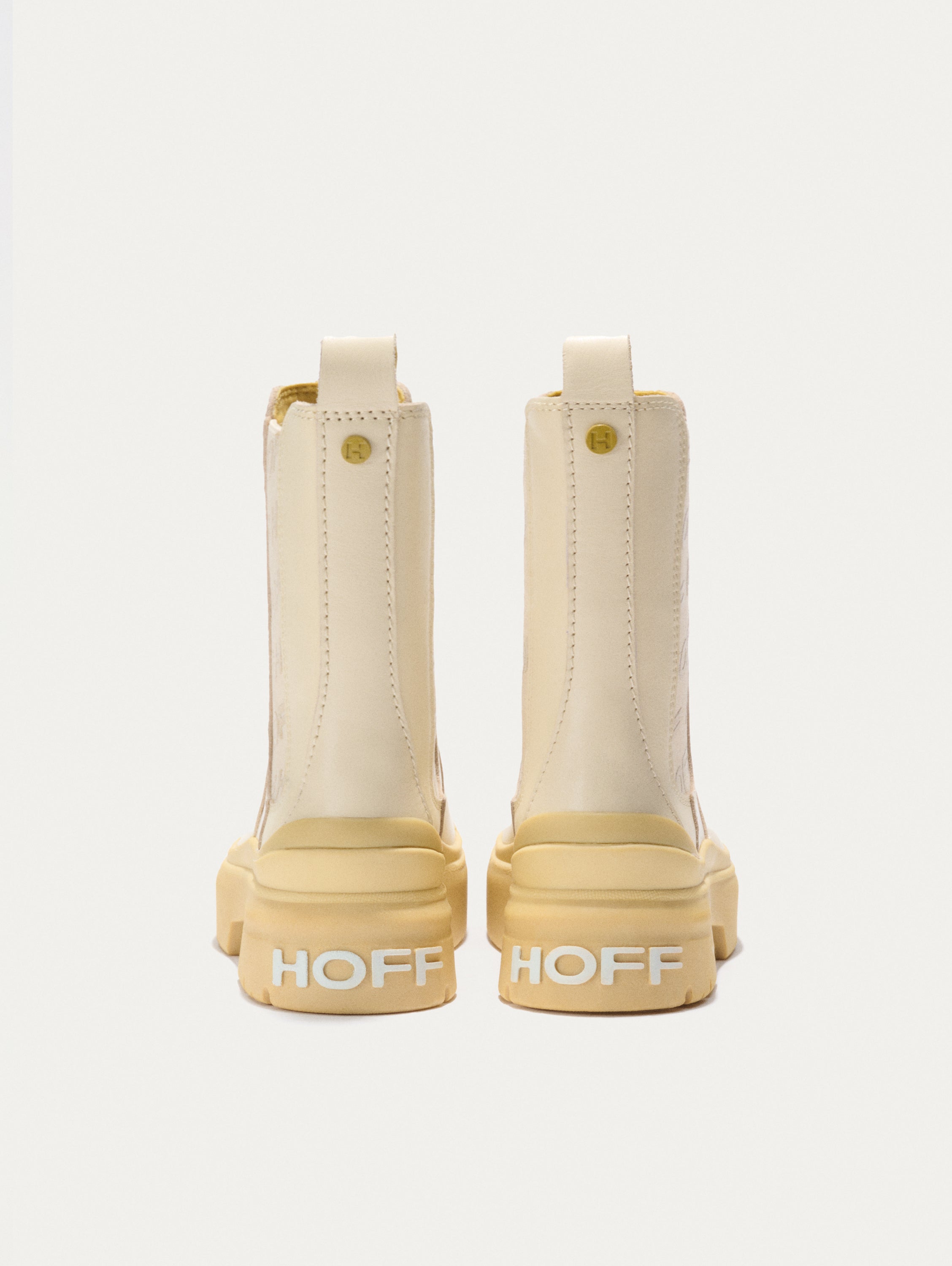 OFF WHITE CHELSEA STREET ANKLE BOOT 